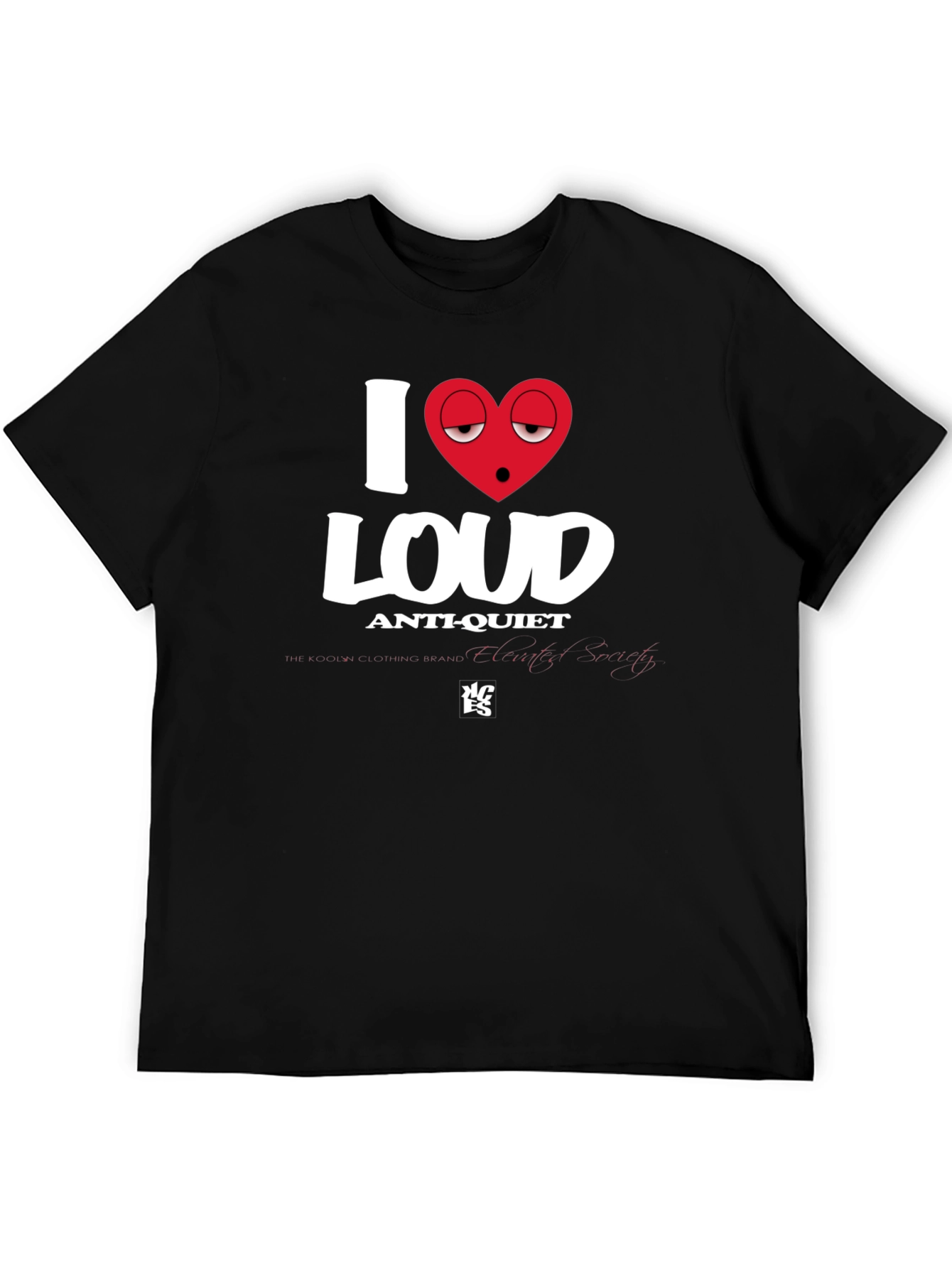 I Heart Loud T-Shirt - Anti-Quiet Society Tee