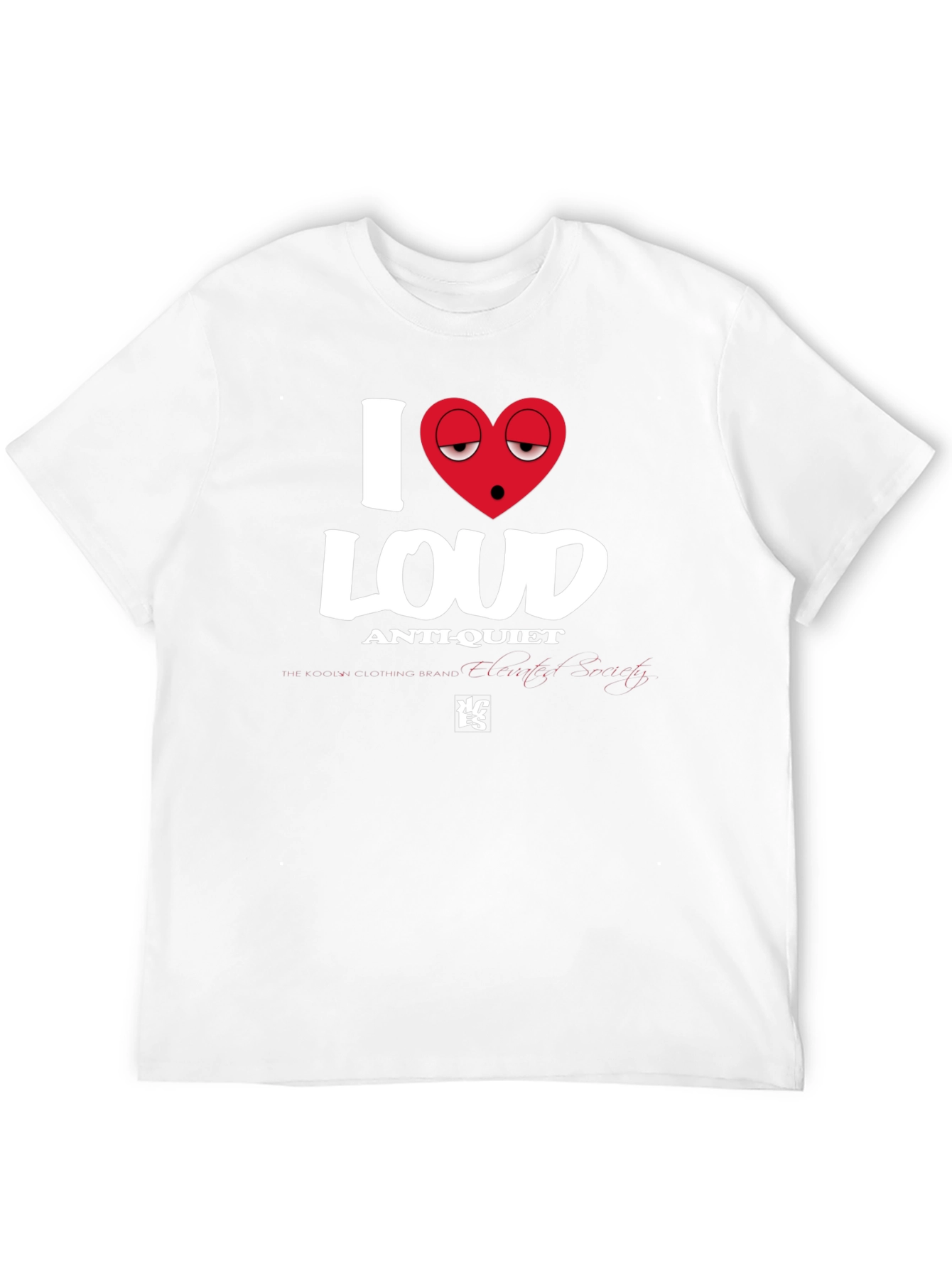 I Heart Loud T-Shirt - Anti-Quiet Society Tee
