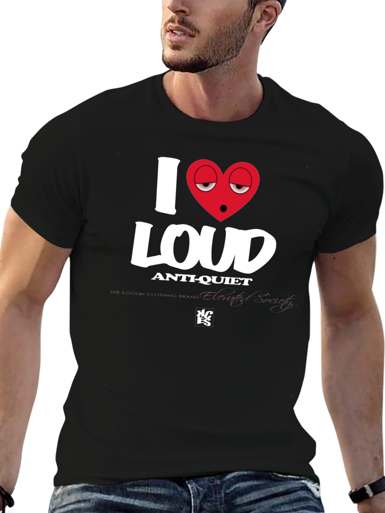 I Heart Loud T-Shirt - Anti-Quiet Society Tee