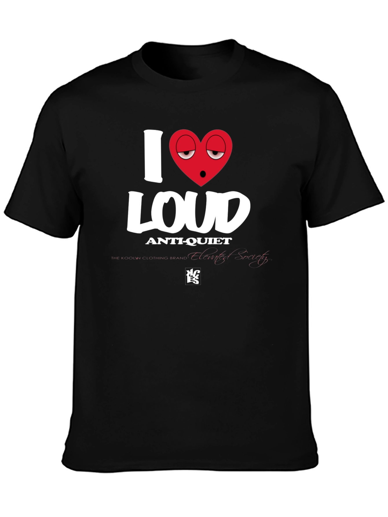 I Heart Loud T-Shirt - Anti-Quiet Society Tee