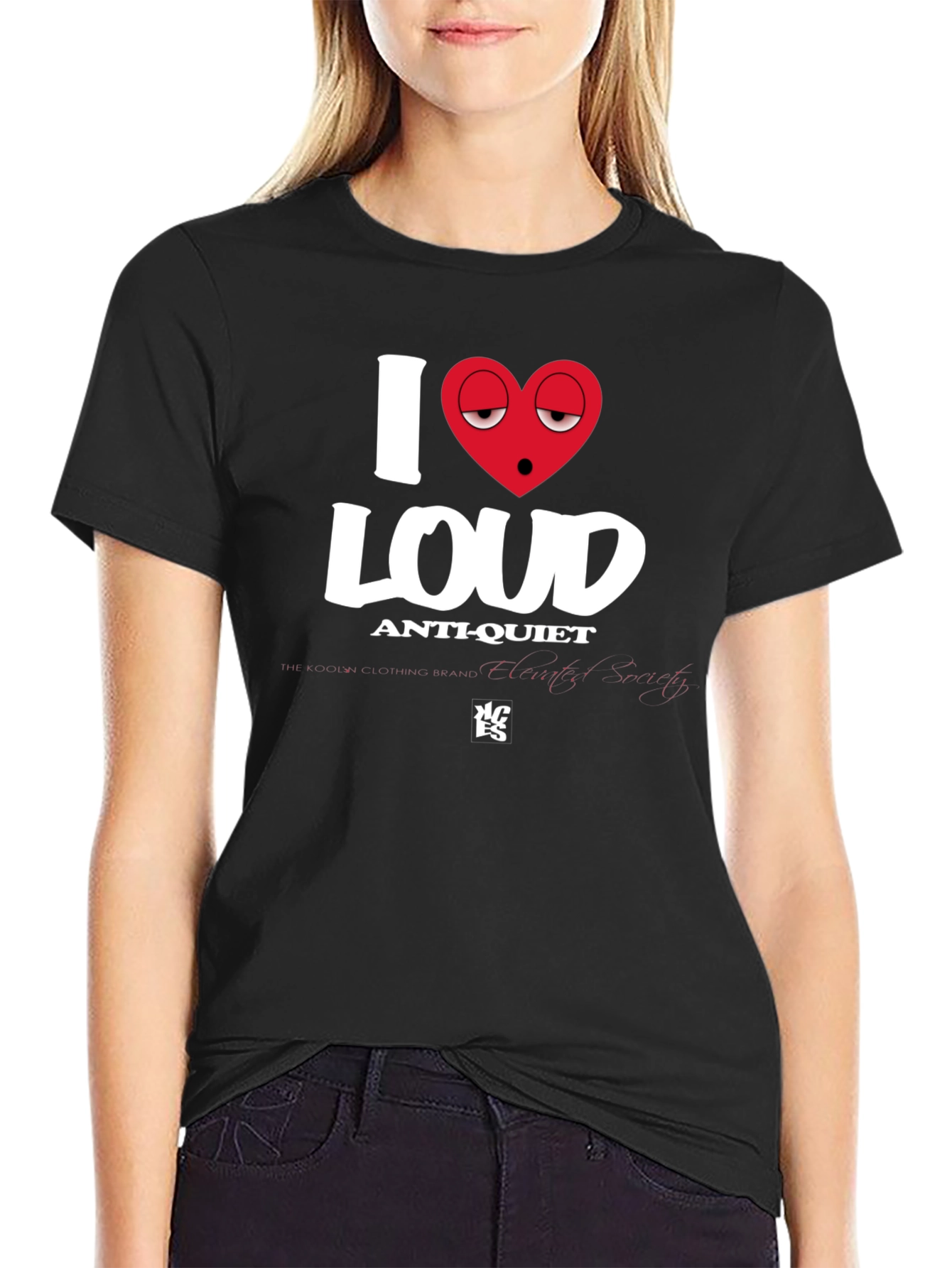 I Heart Loud T-Shirt - Anti-Quiet Society Tee