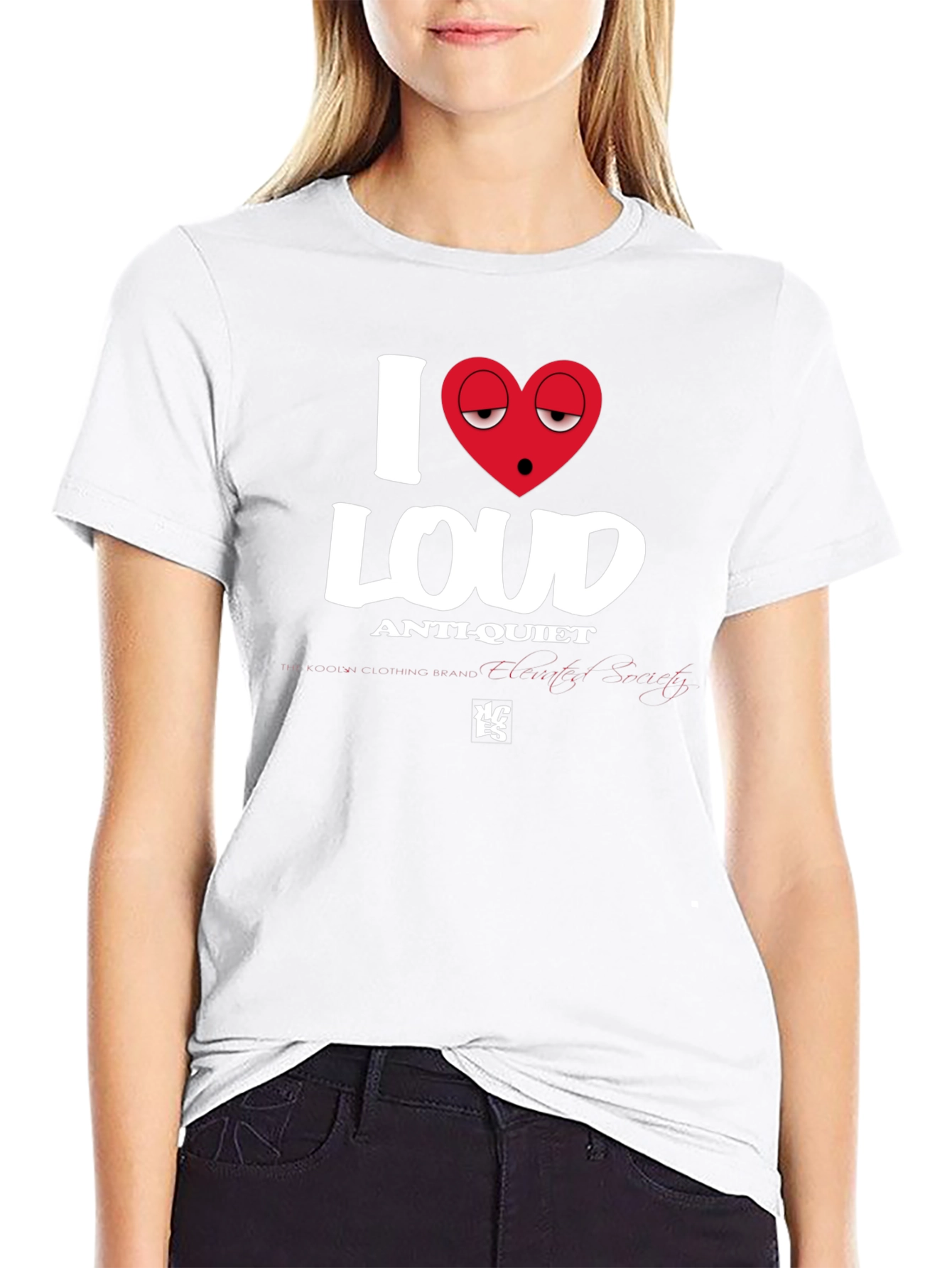 I Heart Loud T-Shirt - Anti-Quiet Society Tee