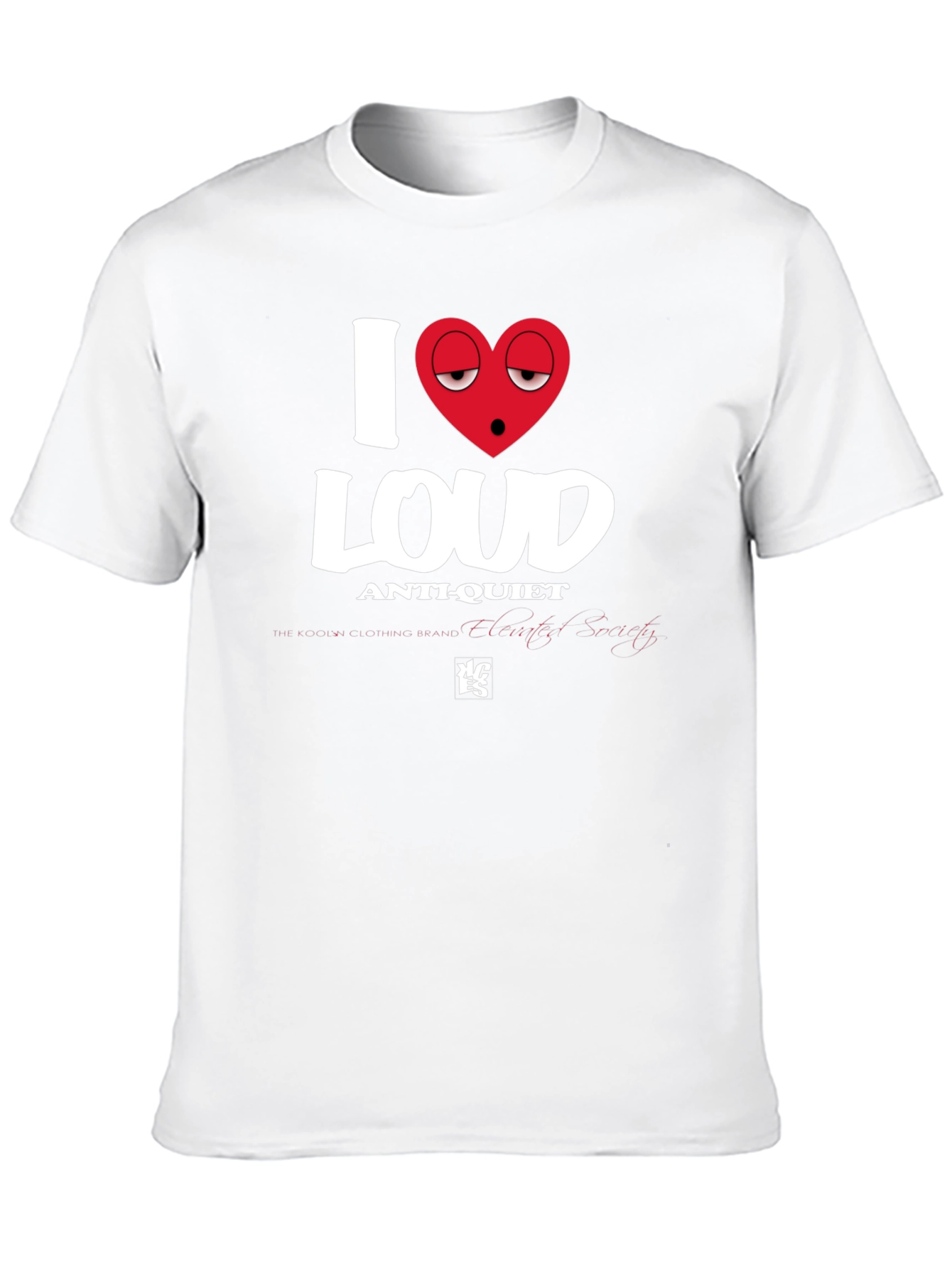 I Heart Loud T-Shirt - Anti-Quiet Society Tee
