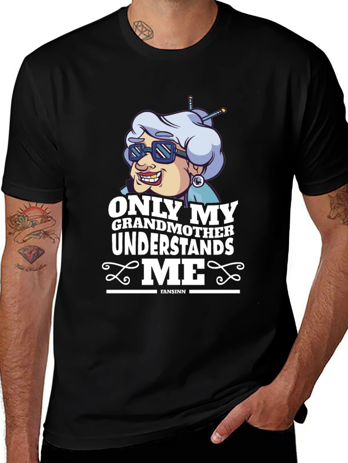 Funny Grandmother T-Shirt - Only My Grandmother Understands Me