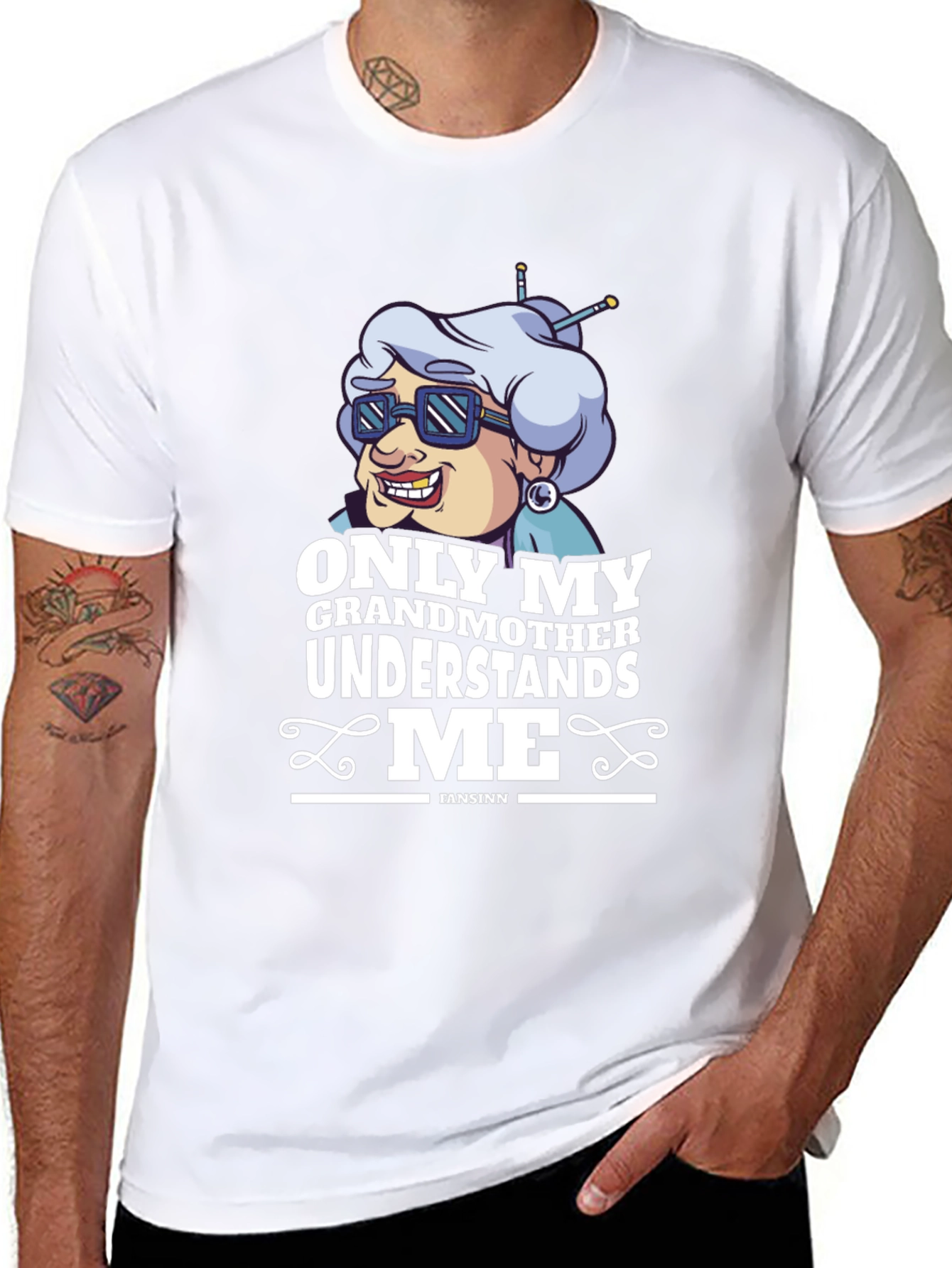 Funny Grandmother T-Shirt - Only My Grandmother Understands Me