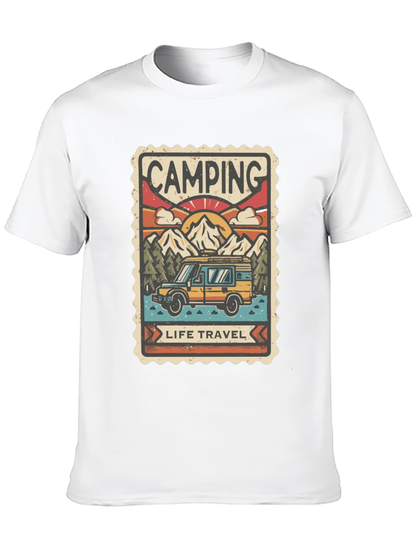 Camping Life Travel T-Shirt - Adventure Awaits!