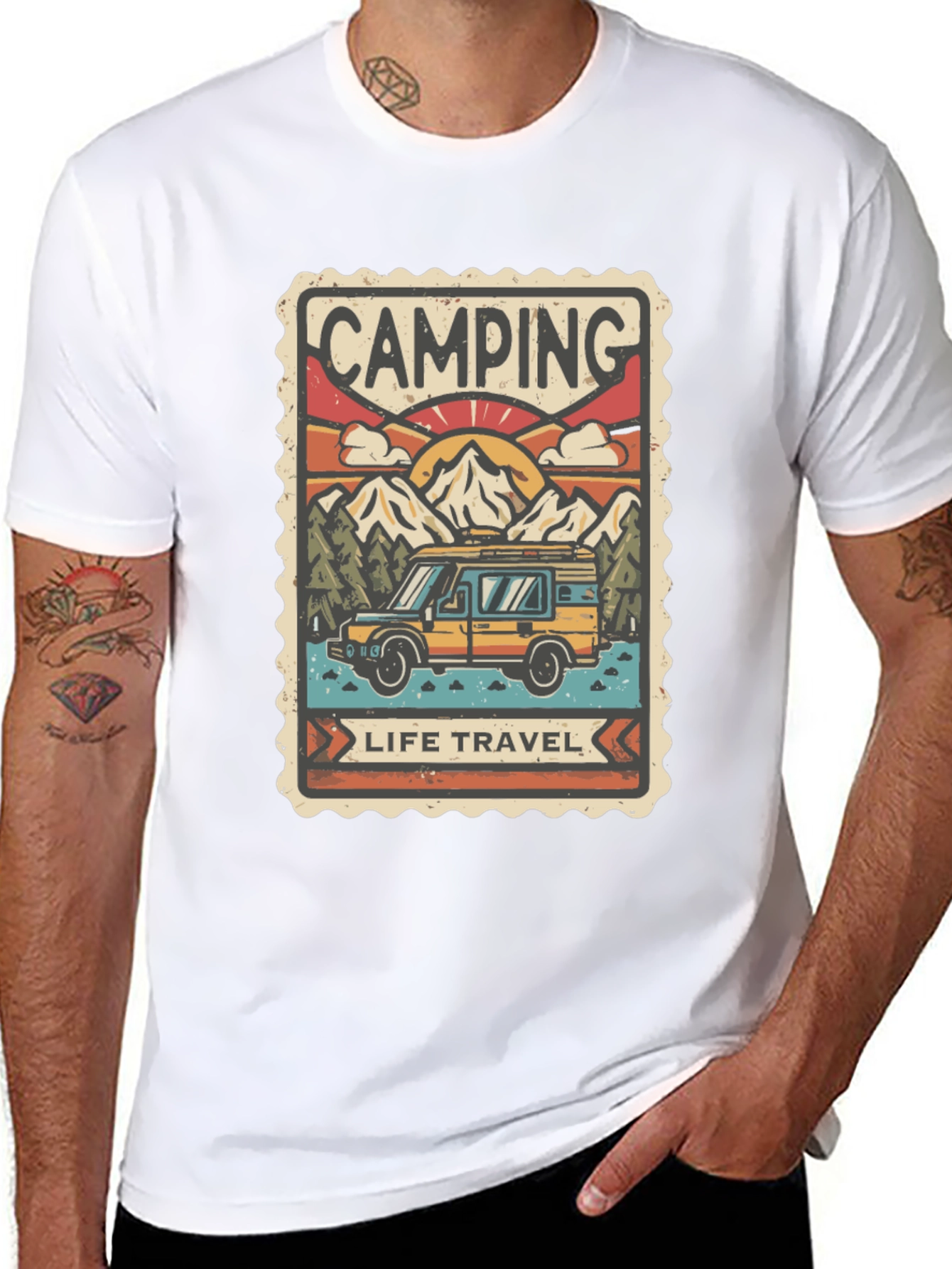 Camping Life Travel T-Shirt - Adventure Awaits!