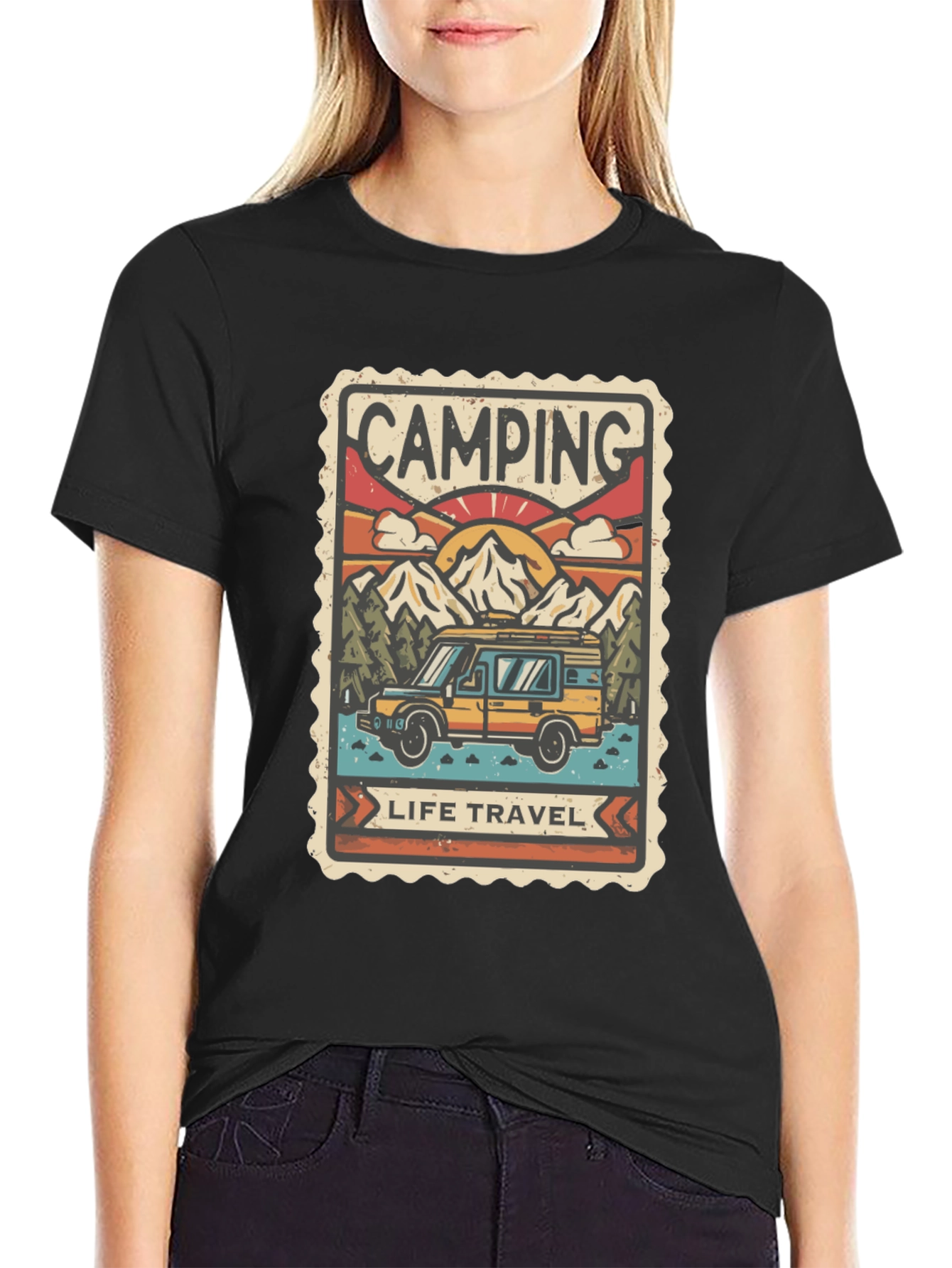 Camping Life Travel T-Shirt - Adventure Awaits!