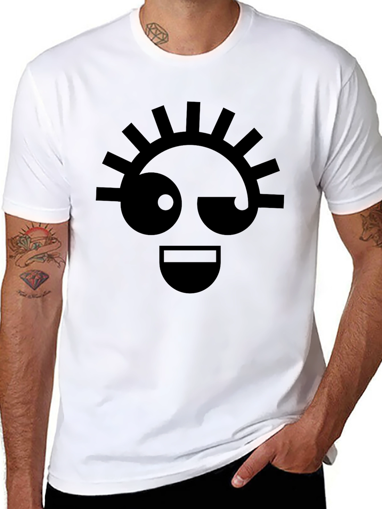 Whimsical Graphic T-Shirt - Black Unisex Tee