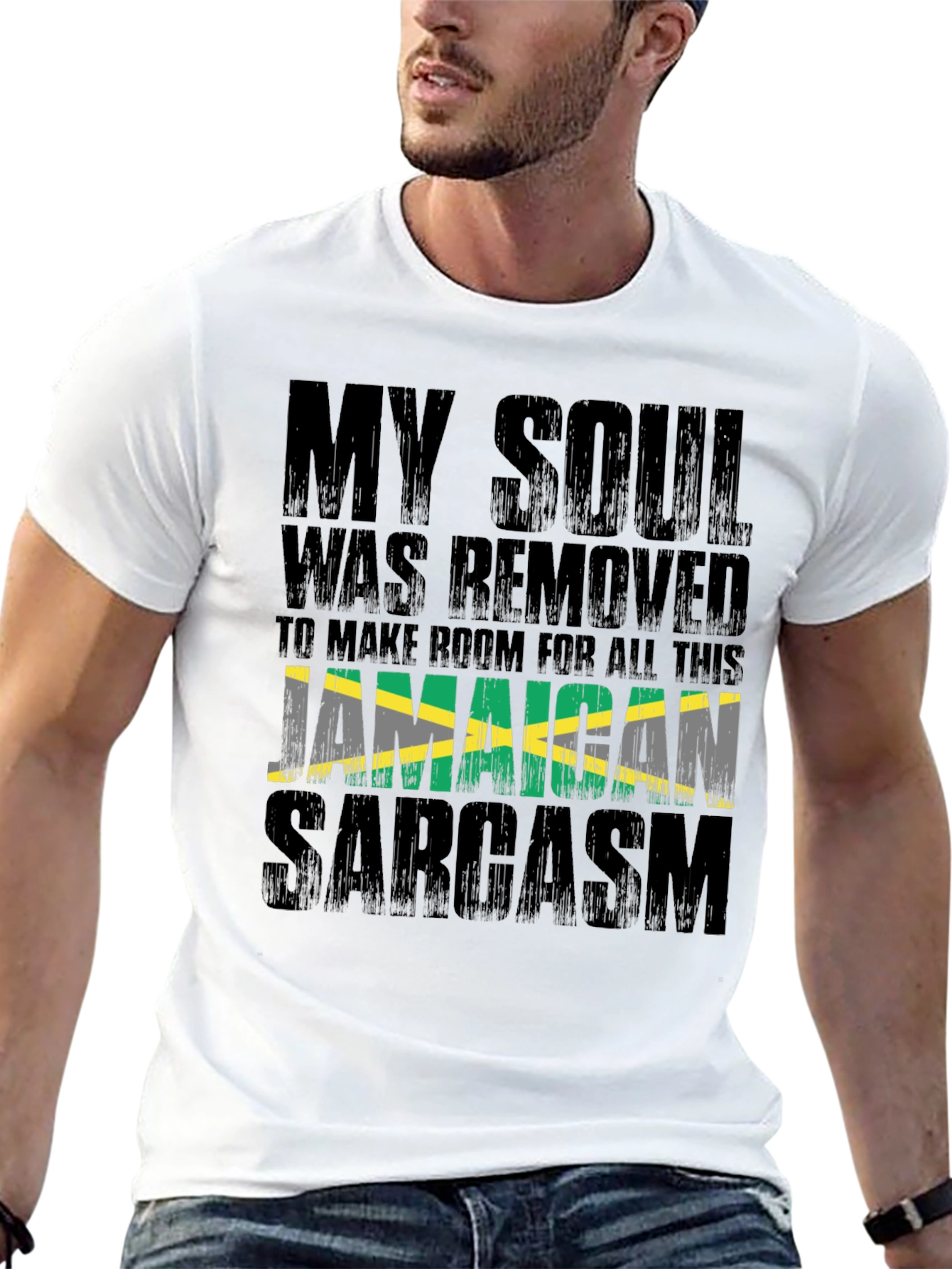 Jamaican Sarcasm T-Shirt: My Soul Was Removed