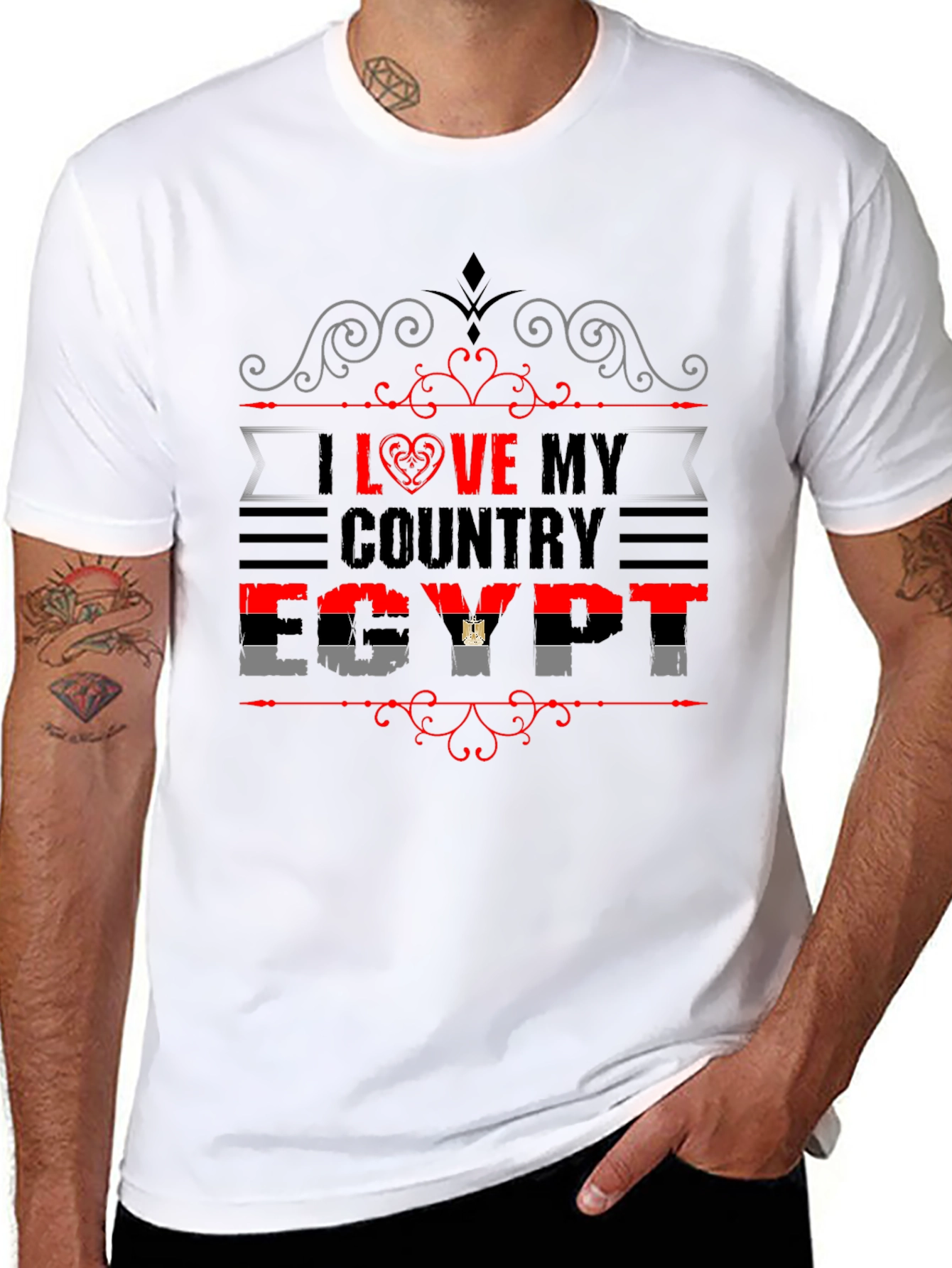 I Love My Country Egypt T-Shirt