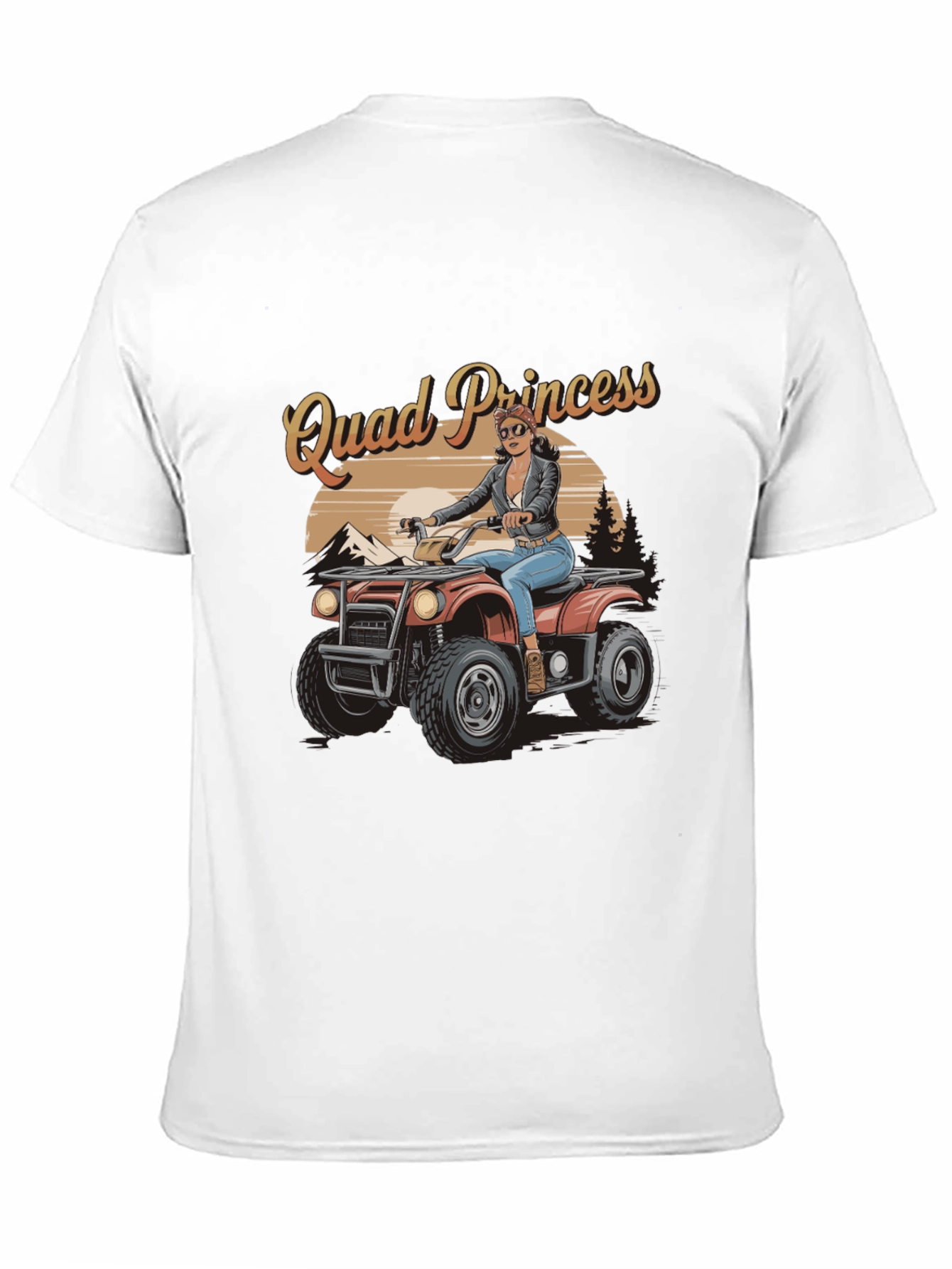 Quad Princess ATV T-Shirt - Off-Road Adventure
