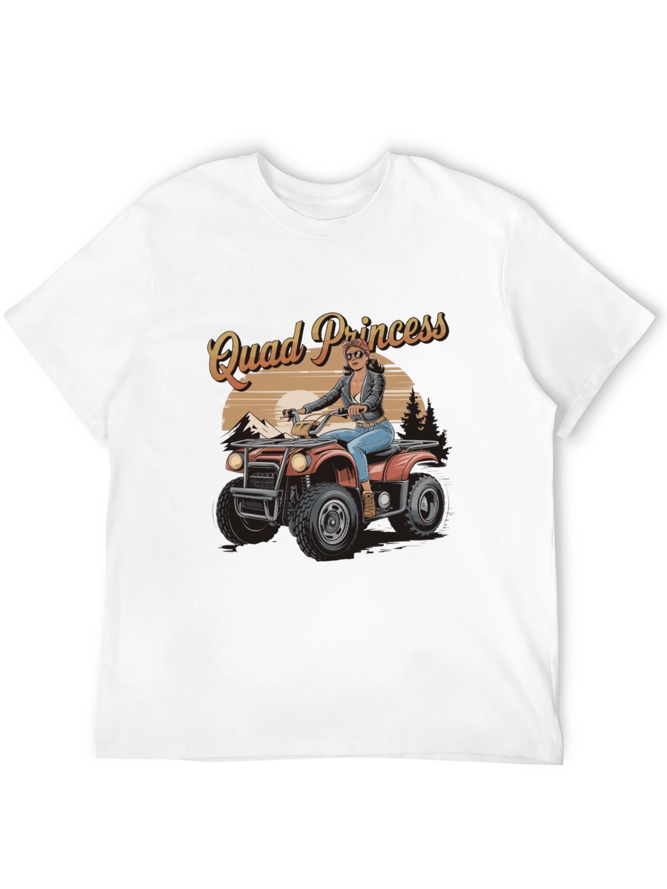 Quad Princess ATV T-Shirt - Off-Road Adventure
