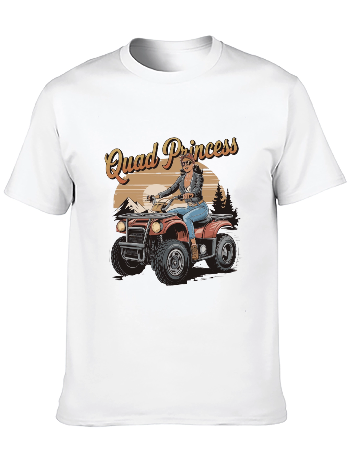 Quad Princess ATV T-Shirt - Off-Road Adventure