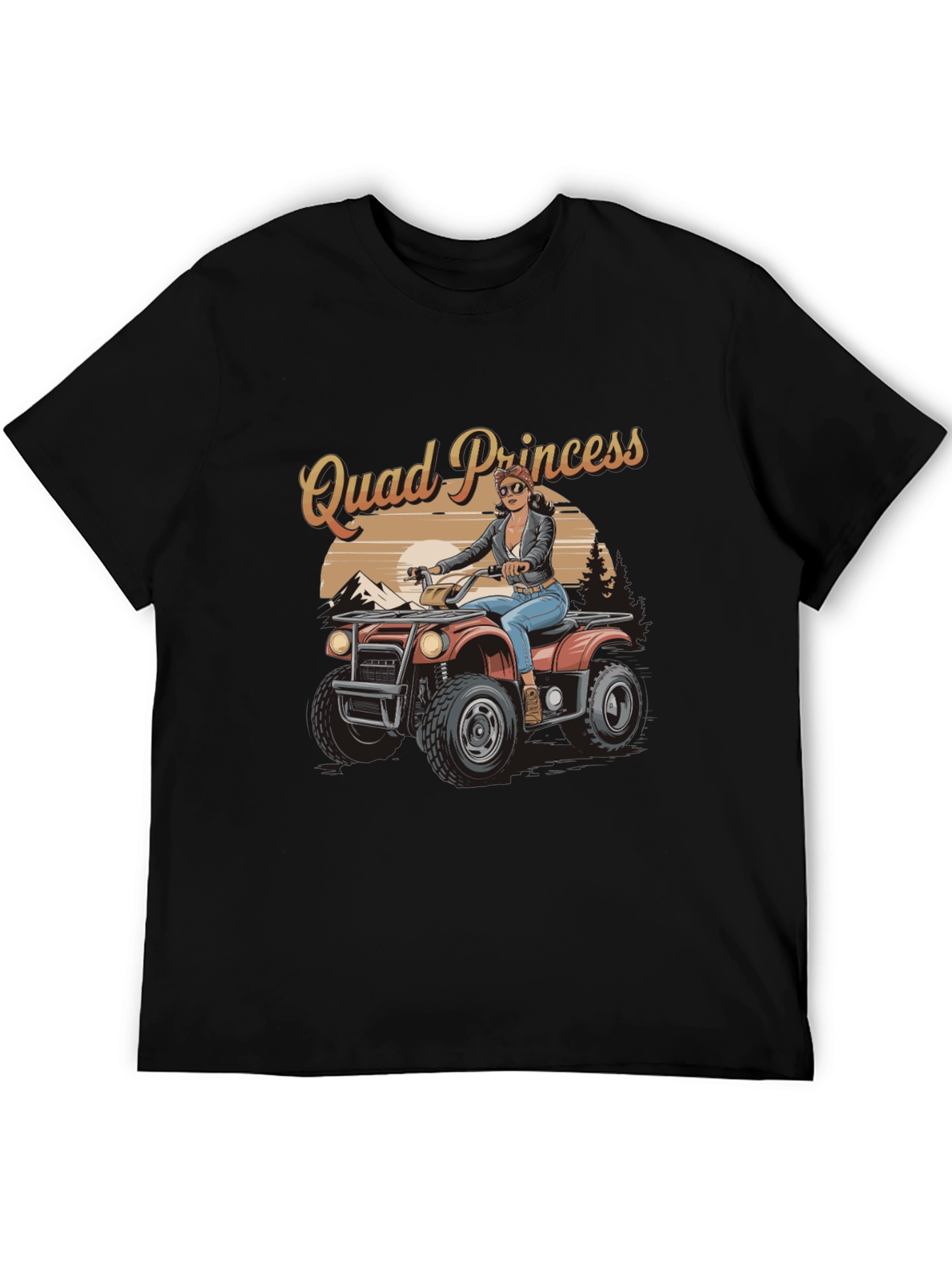 Quad Princess ATV T-Shirt - Off-Road Adventure
