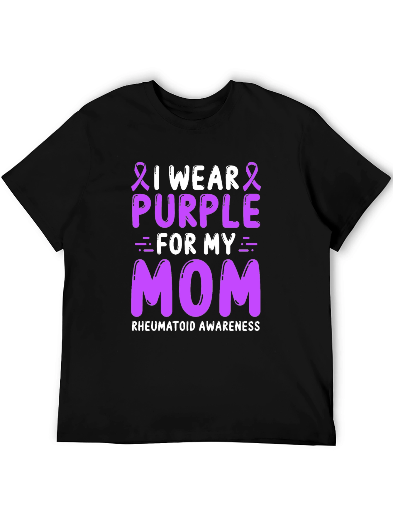 Purple Ribbon Mom Awareness T-Shirt