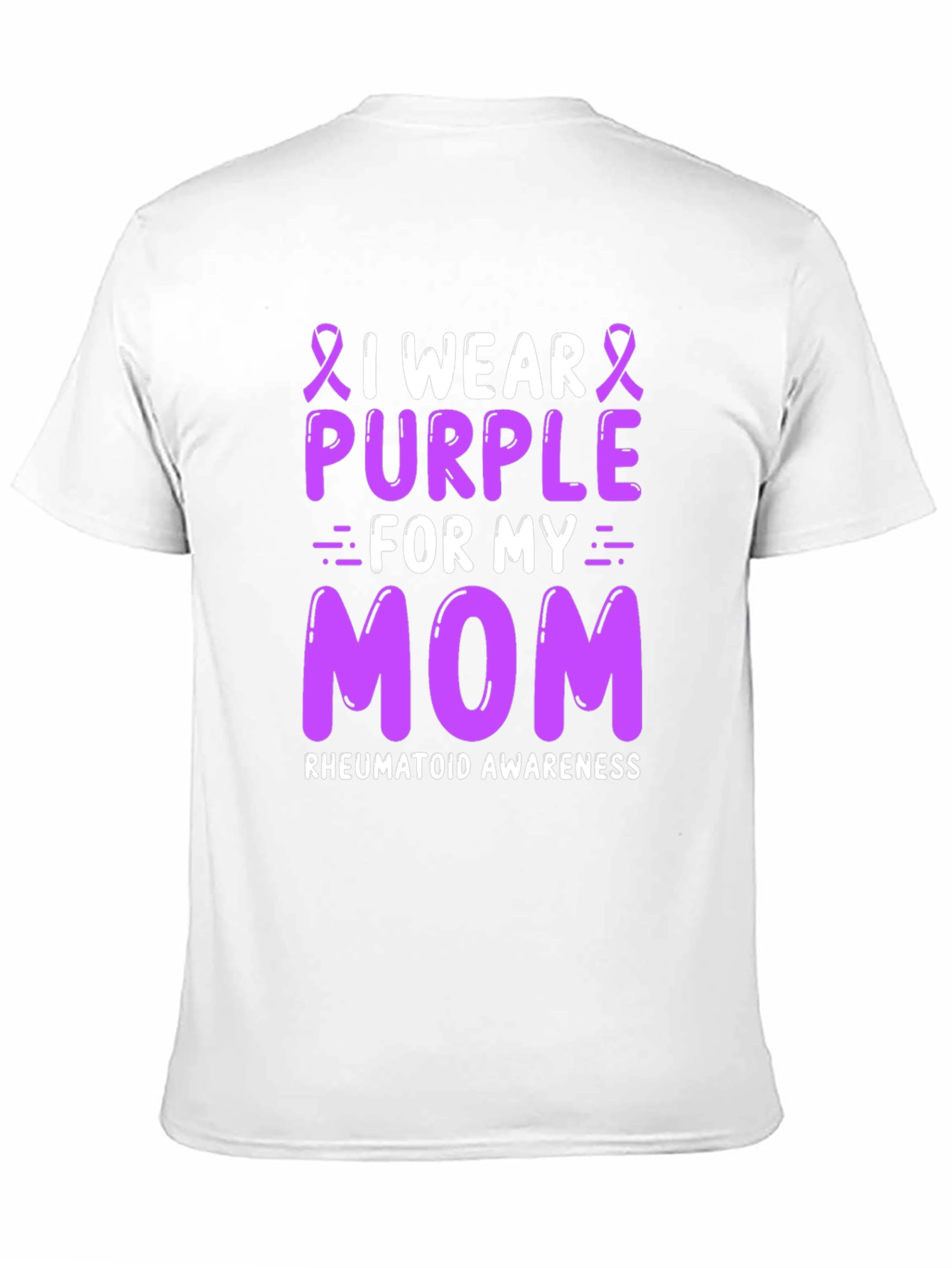 Purple Ribbon Mom Awareness T-Shirt