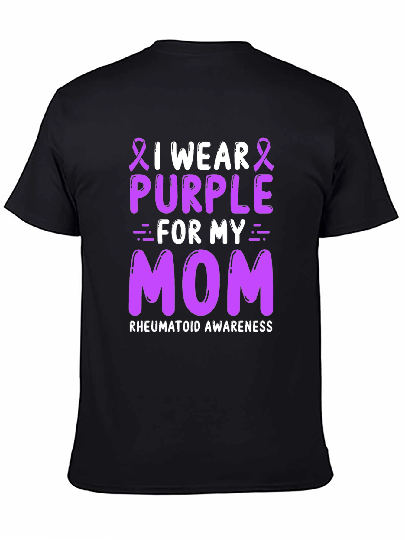 Purple Ribbon Mom Awareness T-Shirt