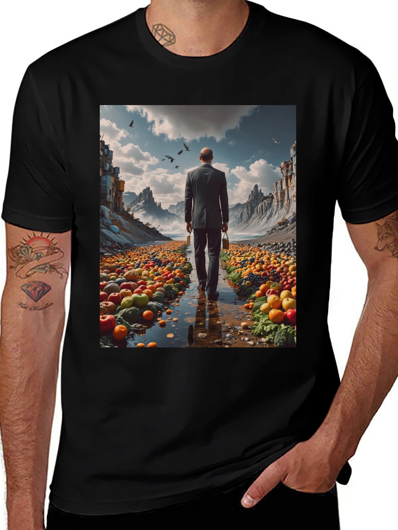 Surreal Fruitscape T-Shirt