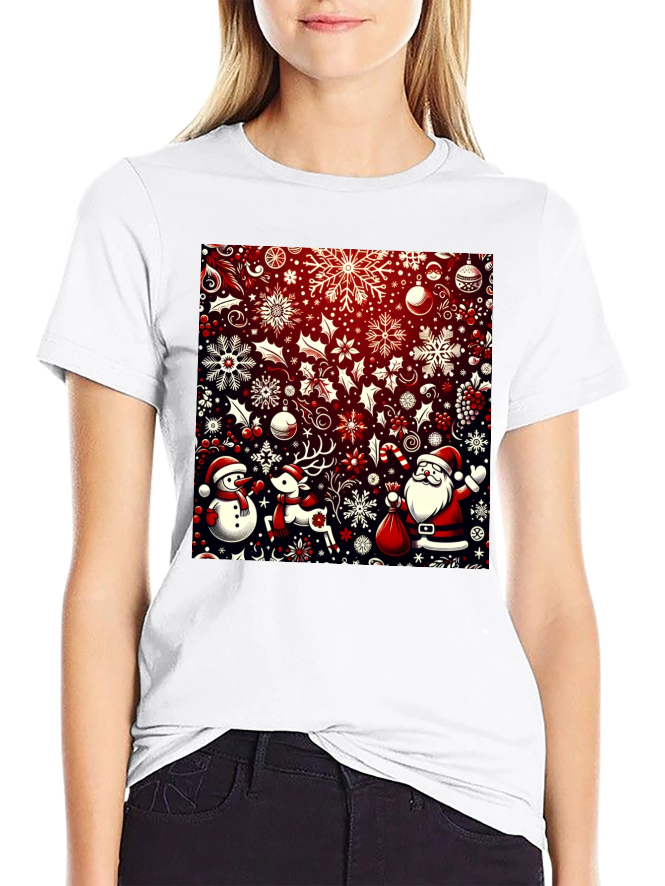 Festive Christmas Graphic Tee