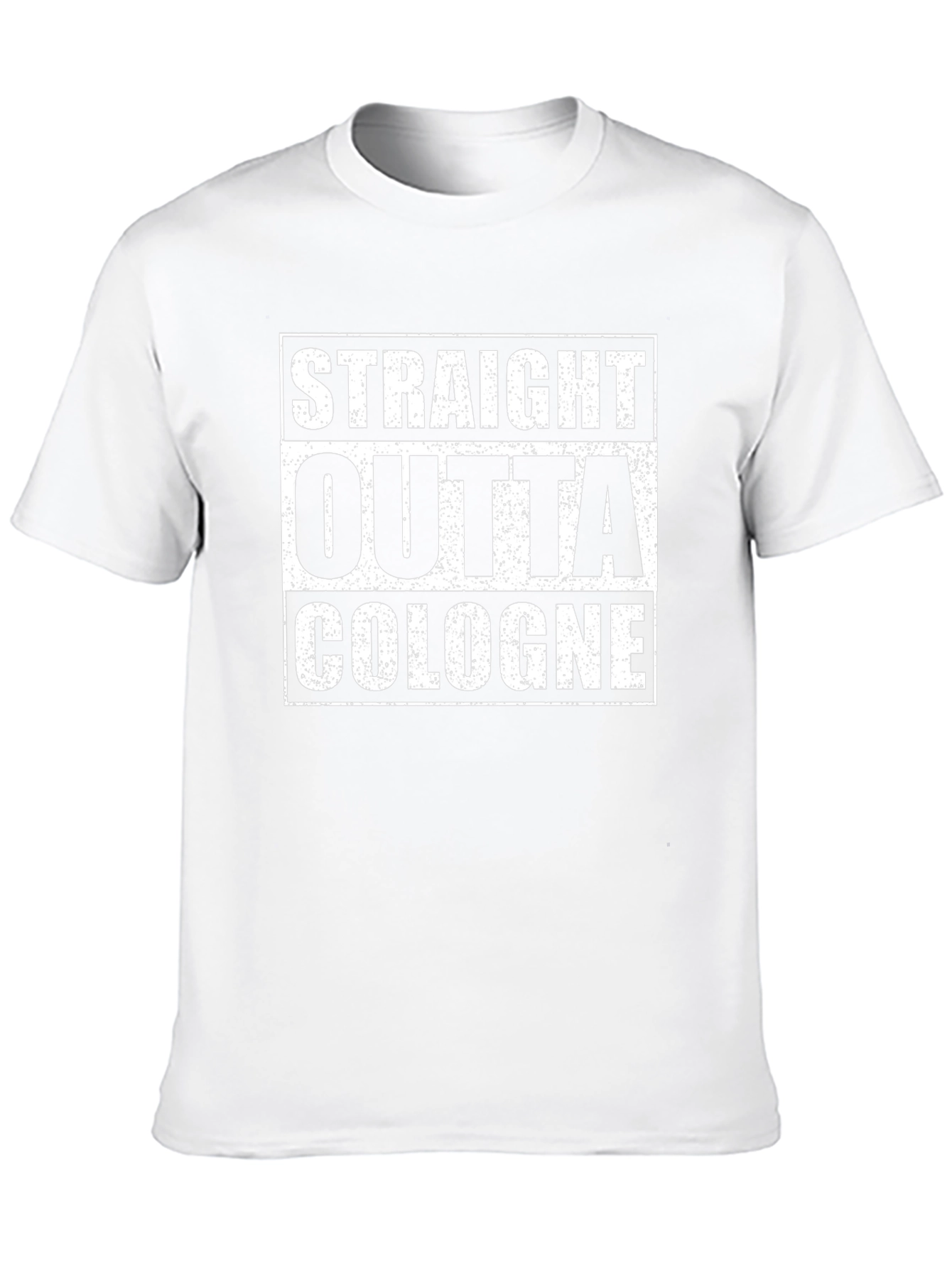 Straight Outta Cologne Black Graphic T-Shirt