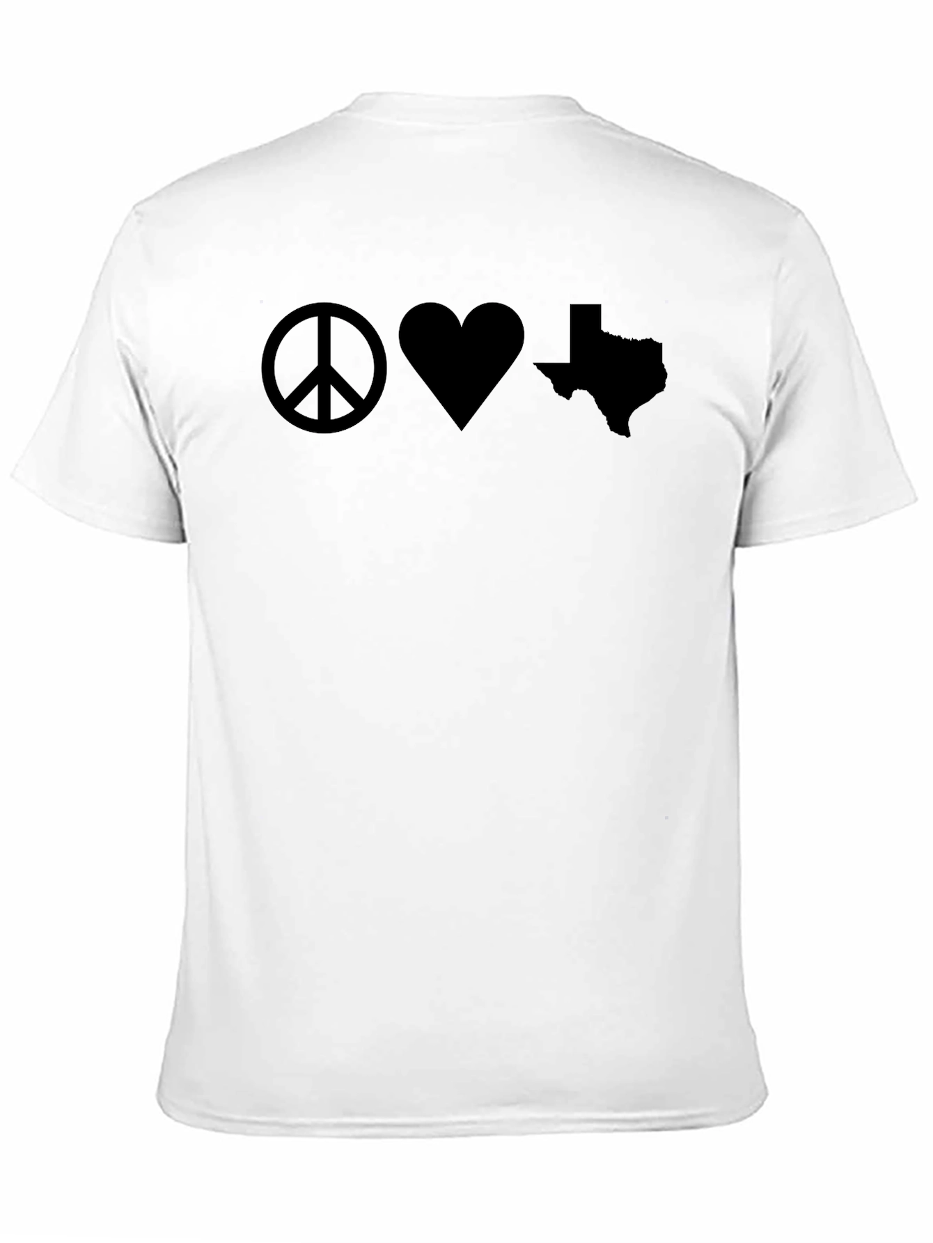 Peace Love Texas T-Shirt Graphic Tee