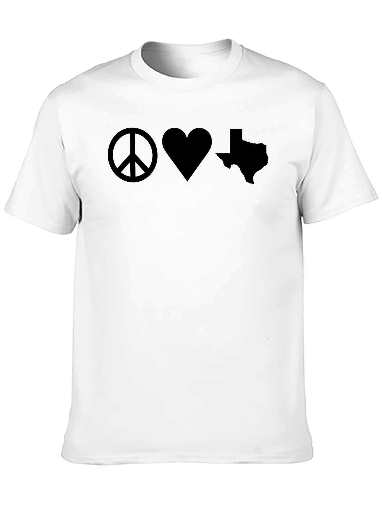 Peace Love Texas T-Shirt Graphic Tee