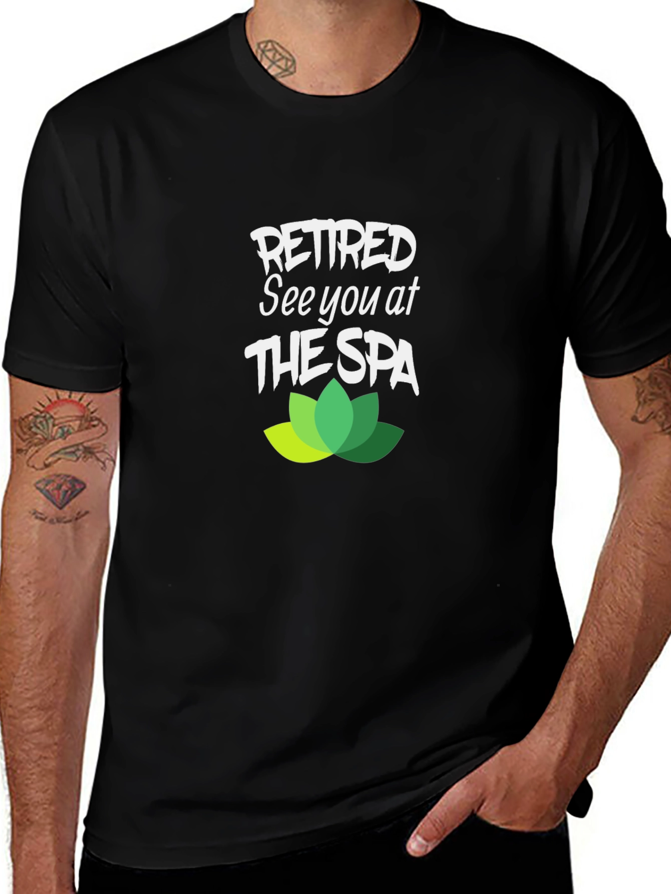 Retired See You at The Spa Graphic Tee