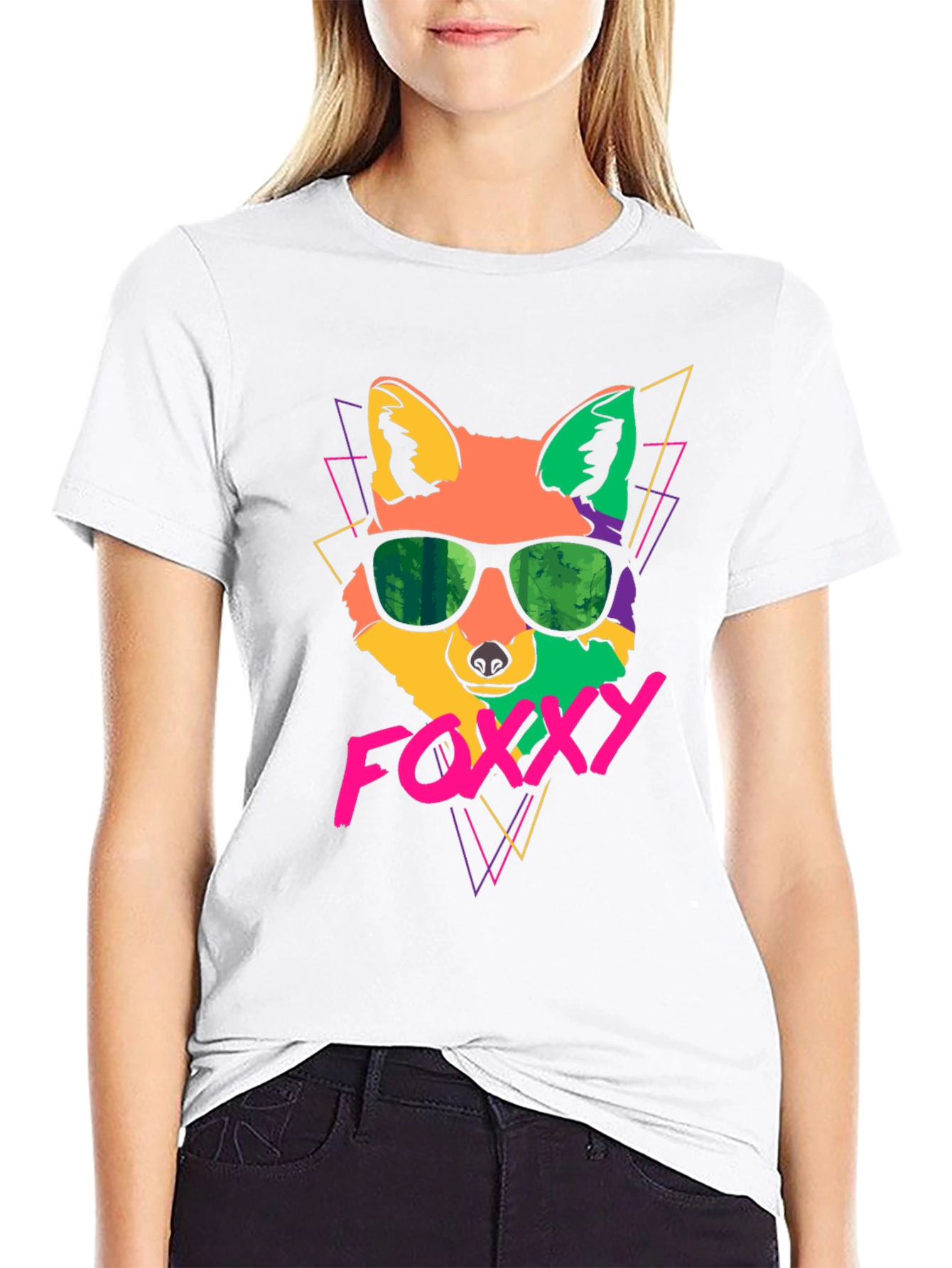 Funky Fox T-Shirt - Retro 80s Style
