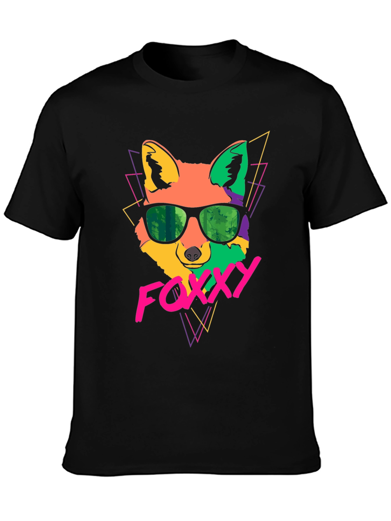 Funky Fox T-Shirt - Retro 80s Style