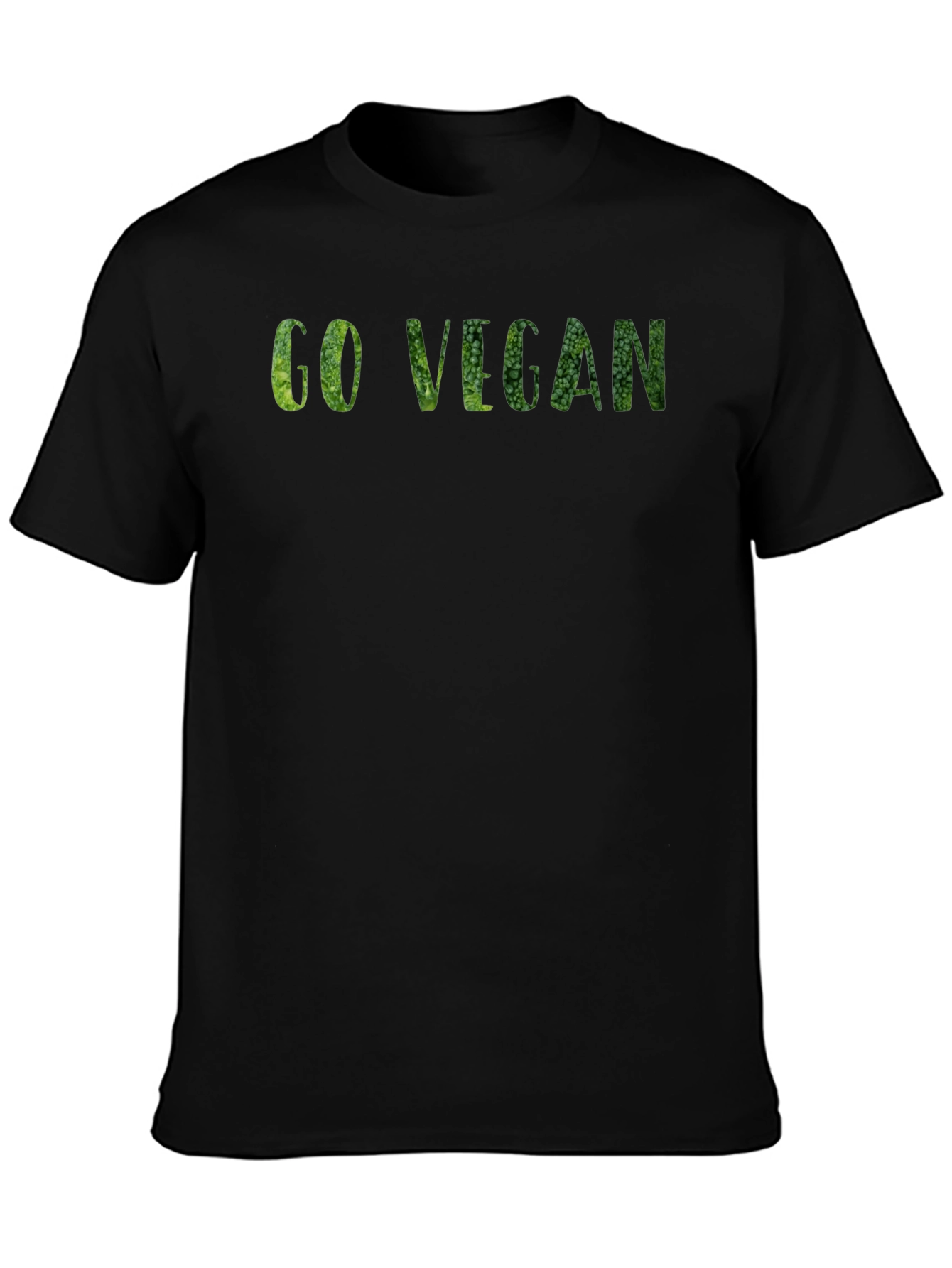 Go Vegan Broccoli Graphic T-Shirt