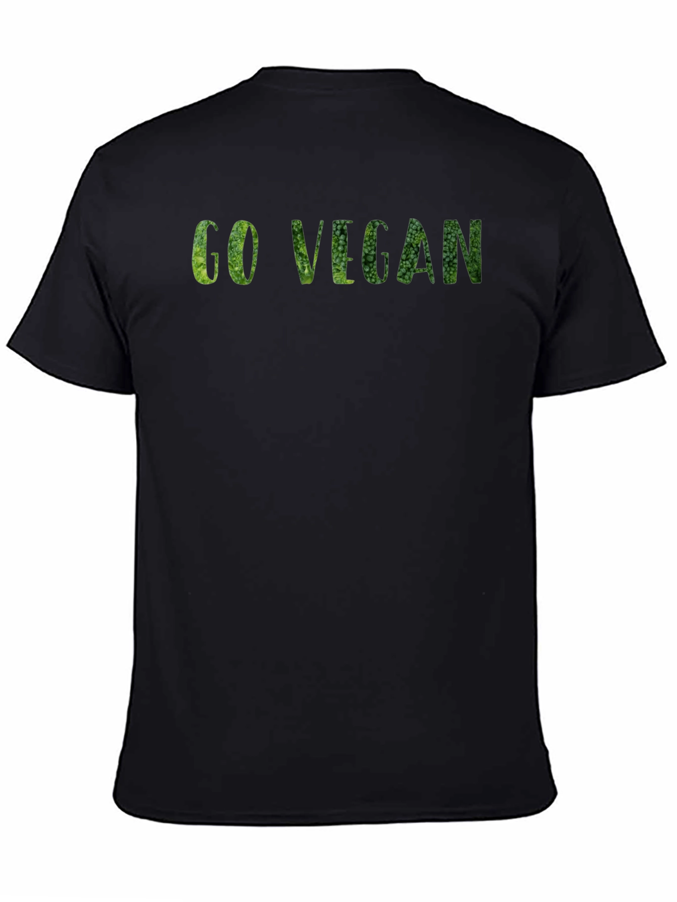Go Vegan Broccoli Graphic T-Shirt