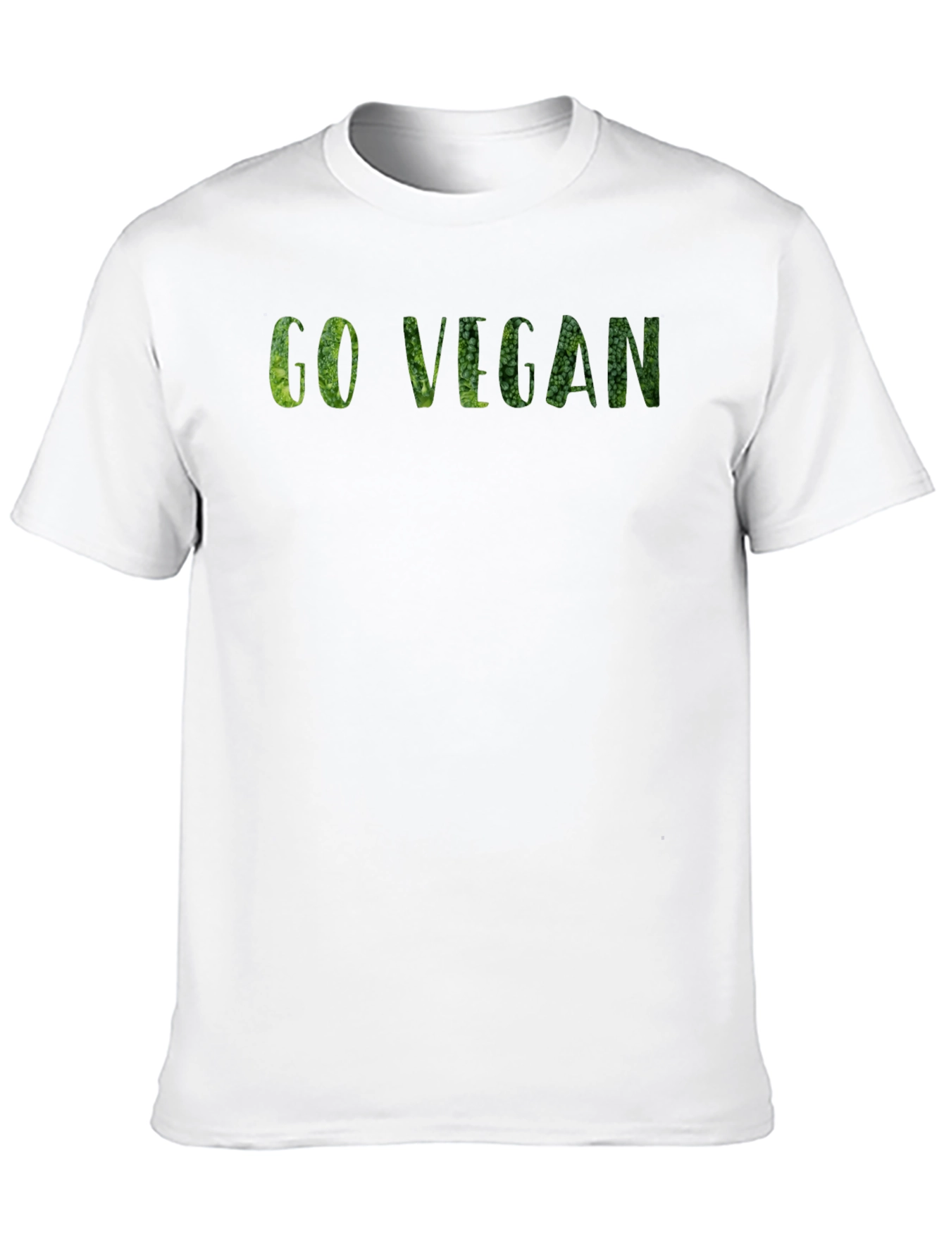 Go Vegan Broccoli Graphic T-Shirt
