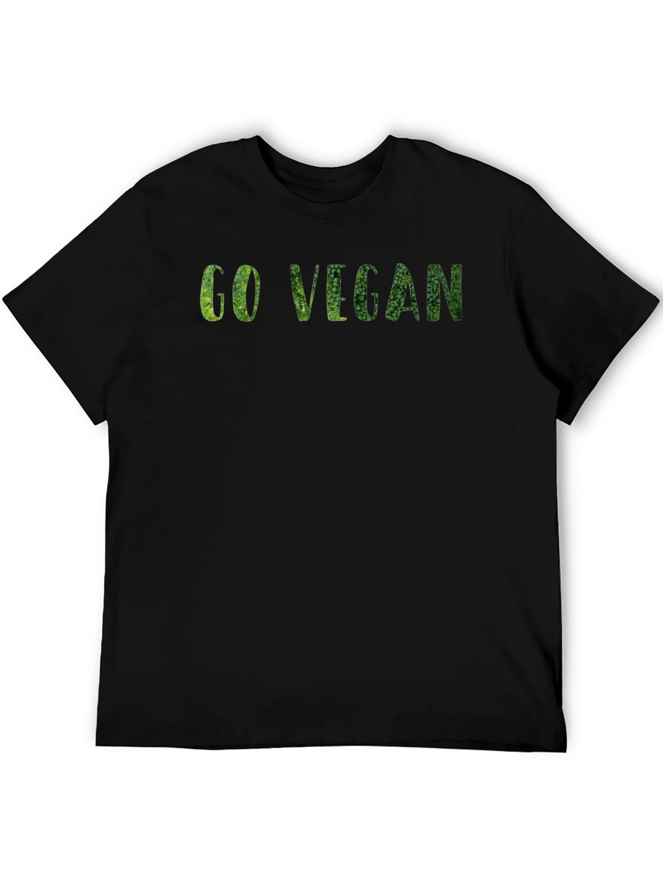 Go Vegan Broccoli Graphic T-Shirt