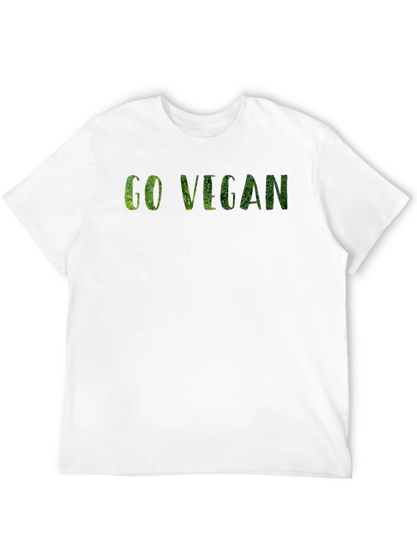 Go Vegan Broccoli Graphic T-Shirt