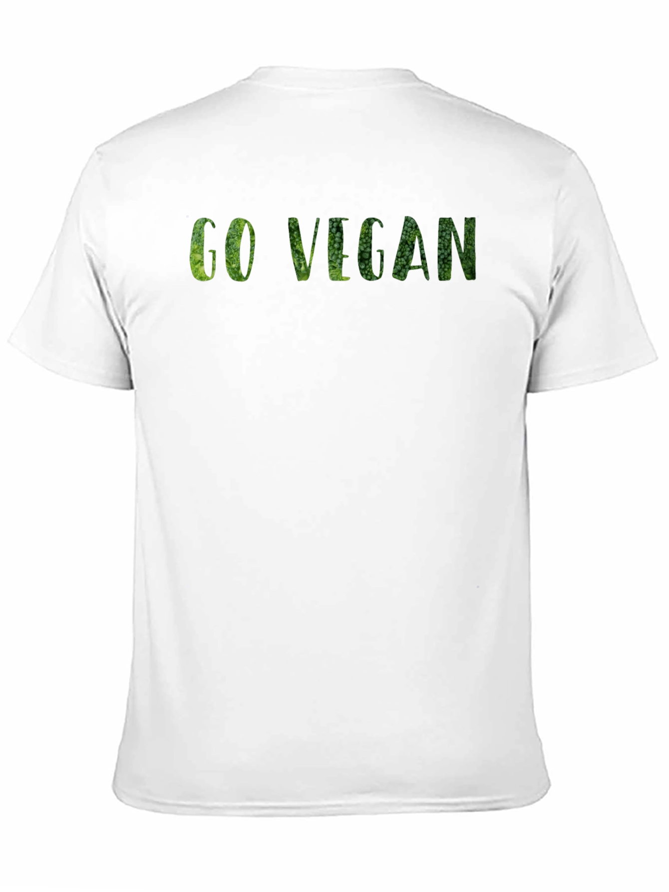 Go Vegan Broccoli Graphic T-Shirt