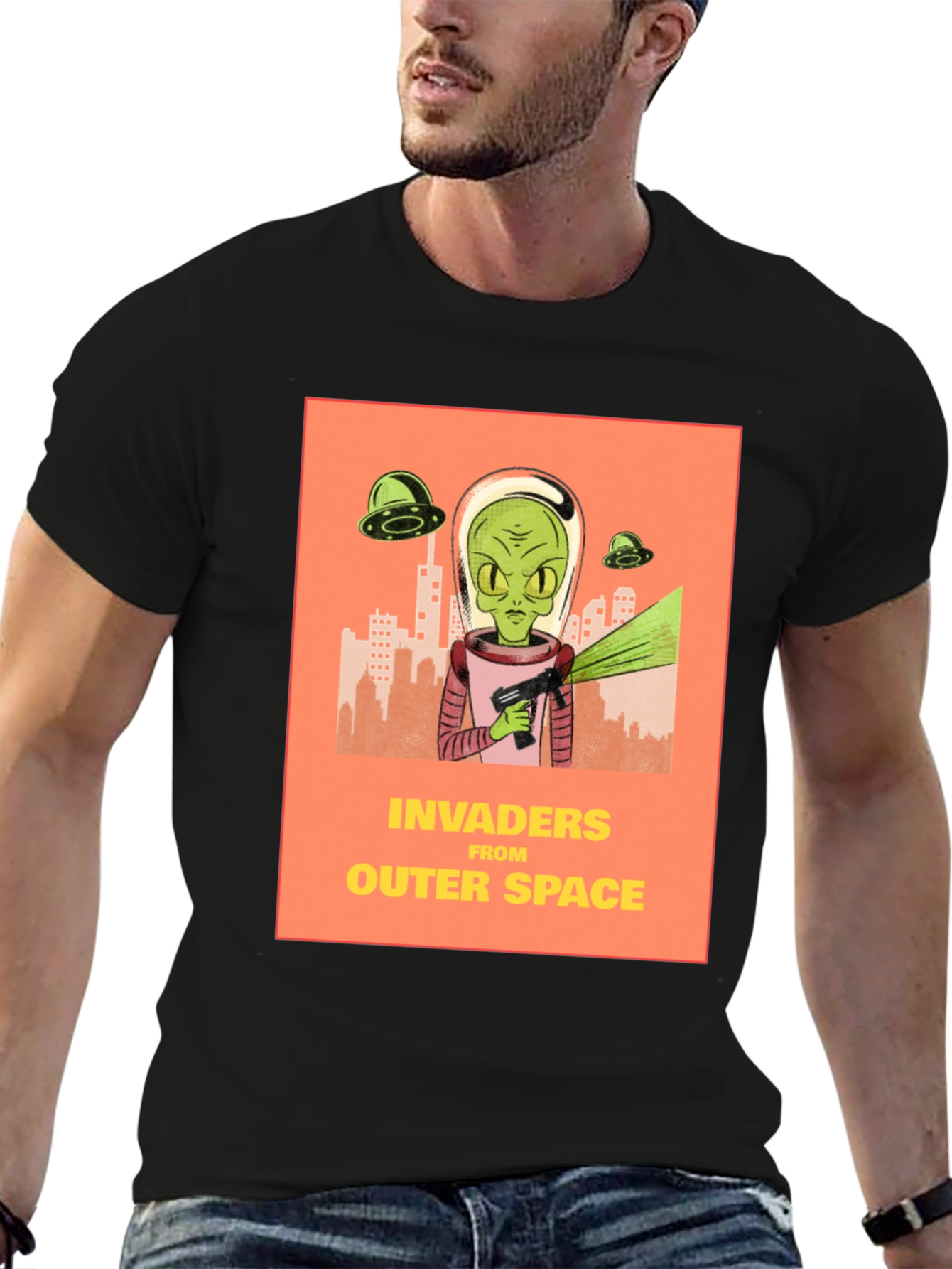 Invaders From Outer Space Graphic Tee