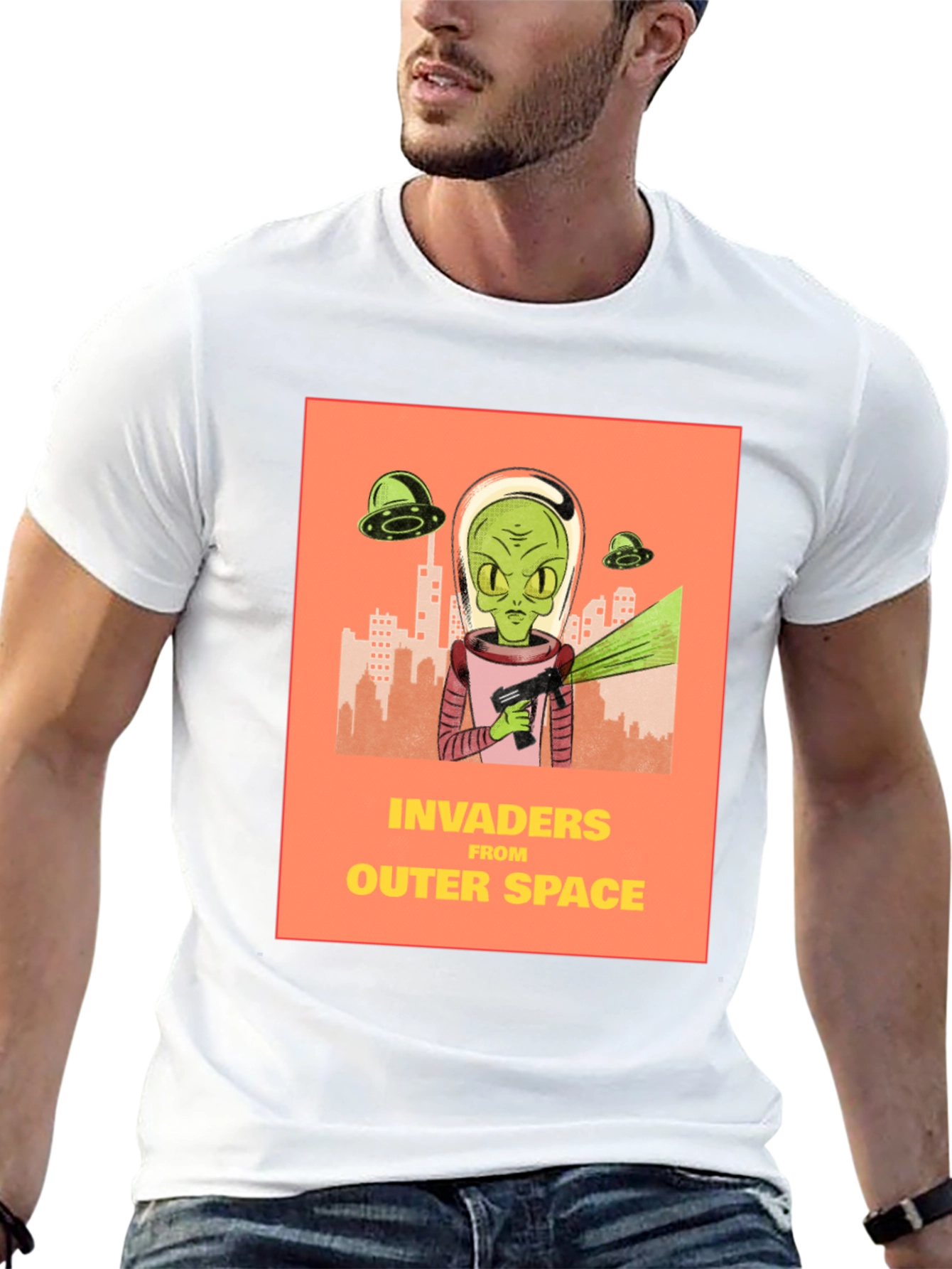 Invaders From Outer Space Graphic Tee