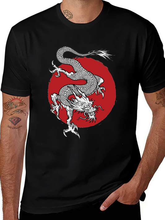 Dragon Graphic Tee - Black T-Shirt