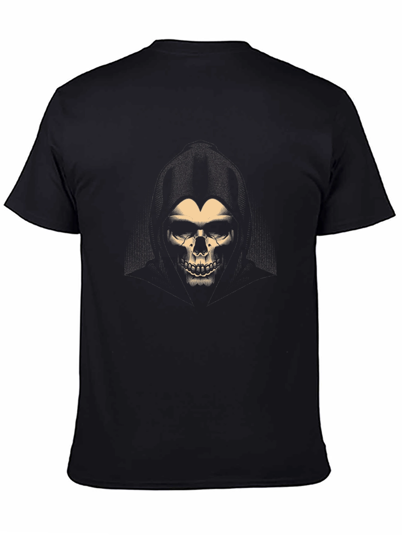 Skull Graphic Black T-Shirt - Edgy Style