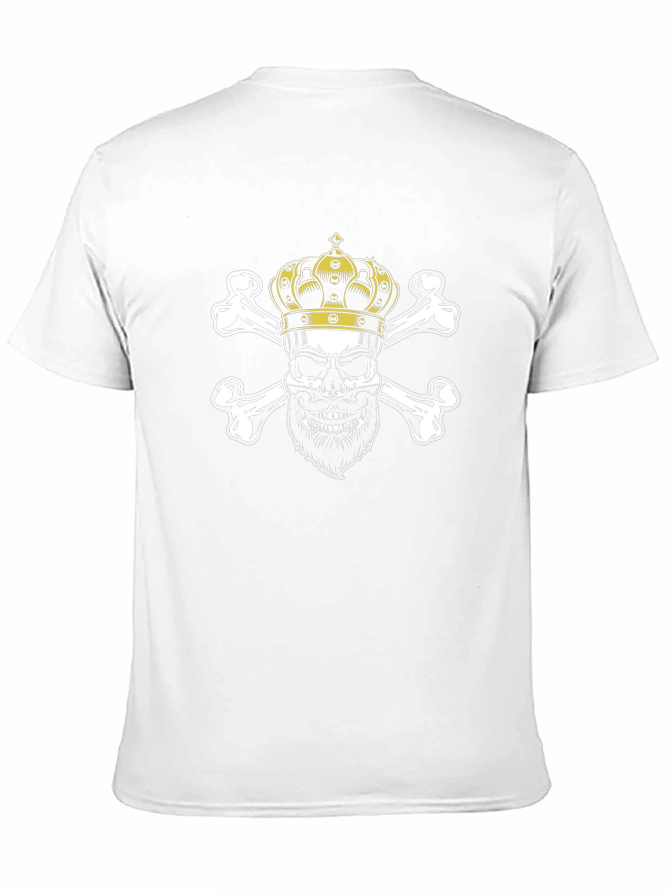 Skull King Graphic Tee - Black Crew Neck