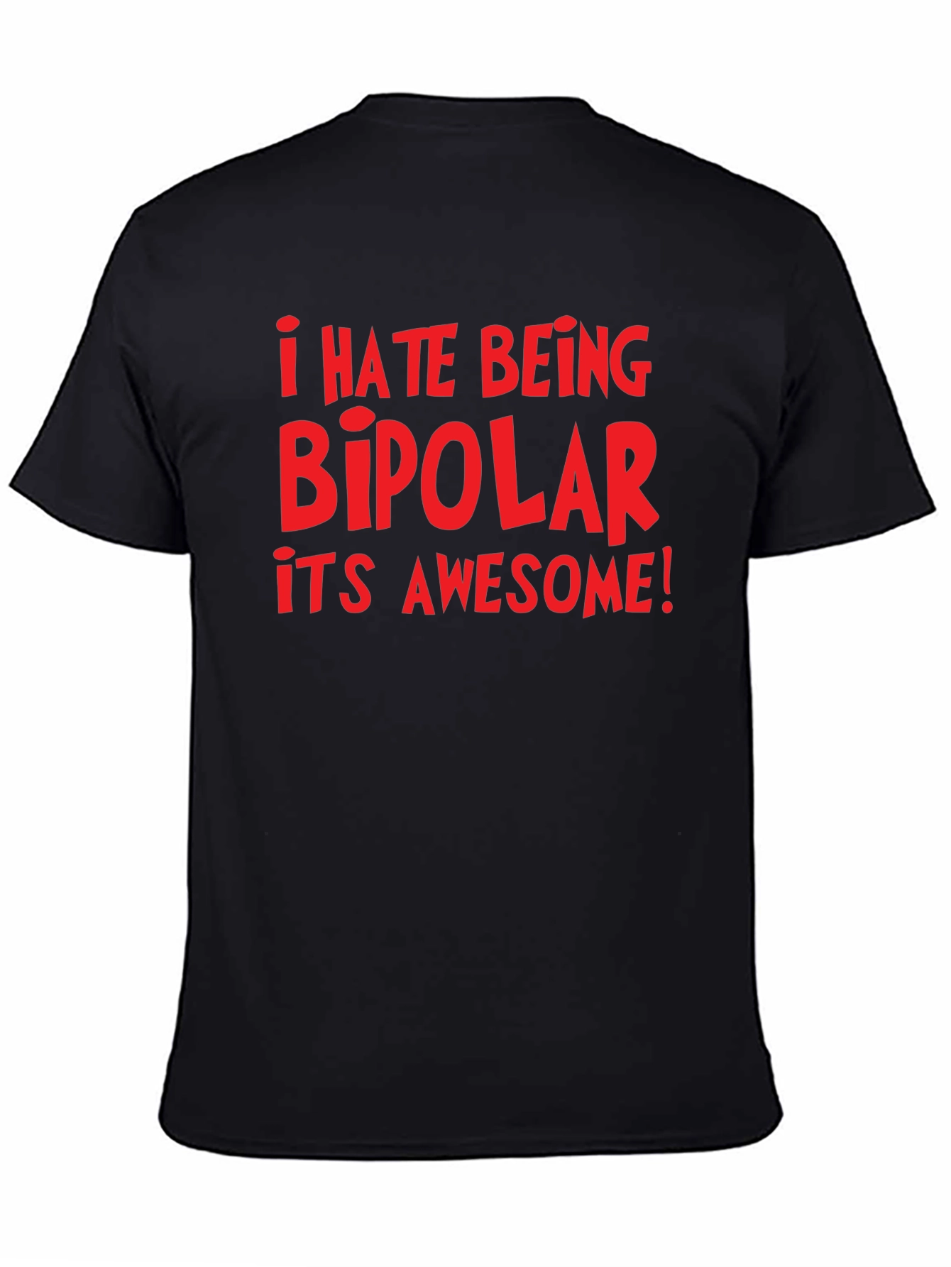 Bipolar Awesome Black T-Shirt