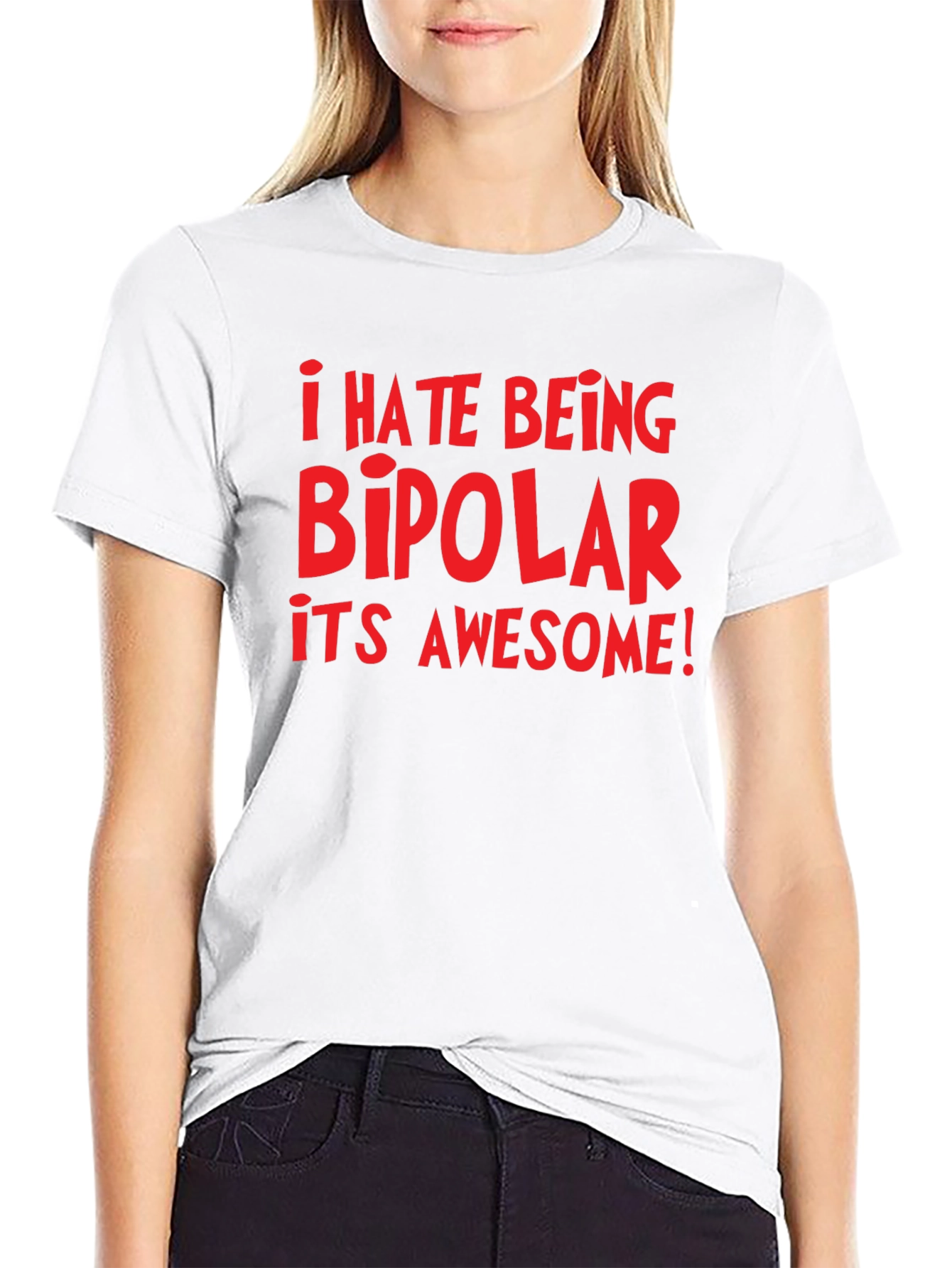 Bipolar Awesome Black T-Shirt
