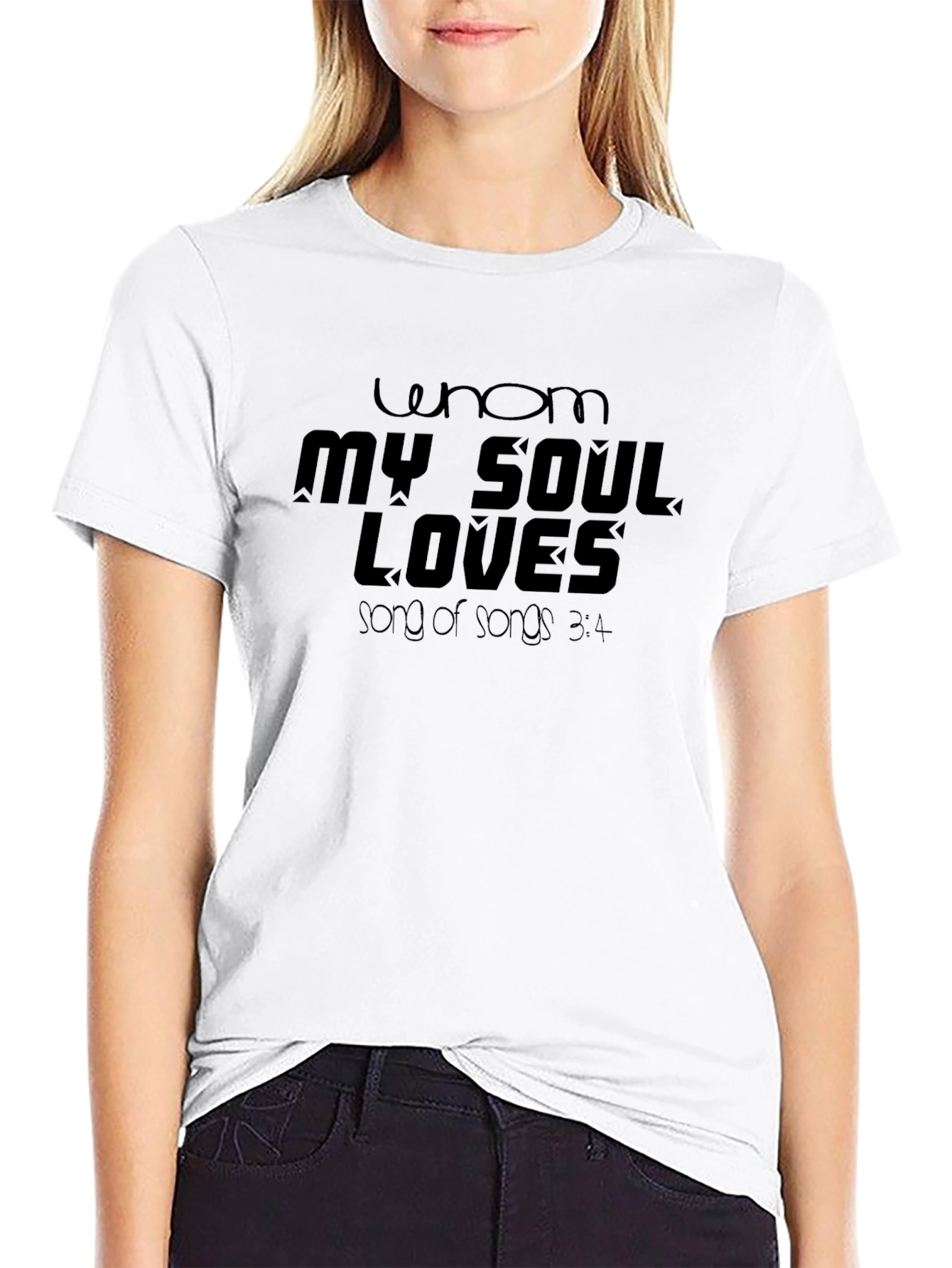 Whom My Soul Loves Black T-Shirt