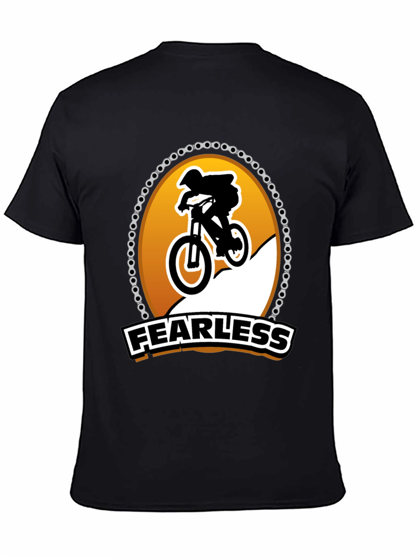 Fearless Biker Graphic T-Shirt