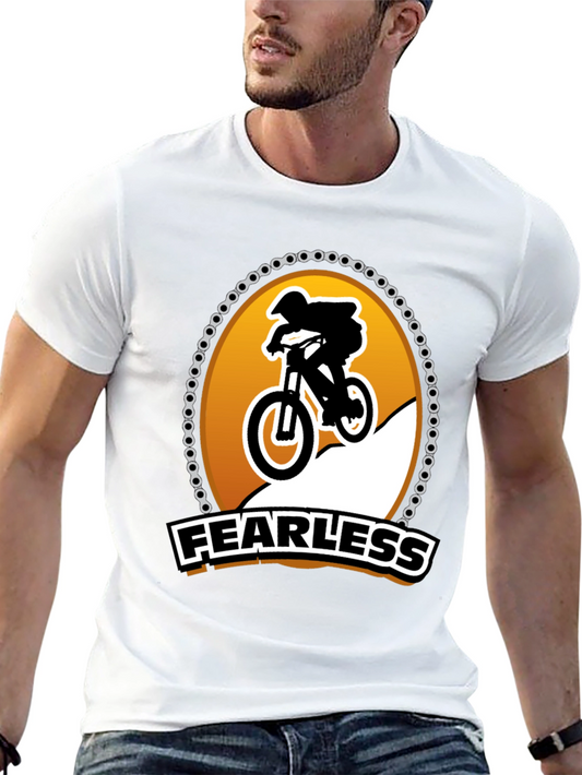Fearless Biker Graphic T-Shirt