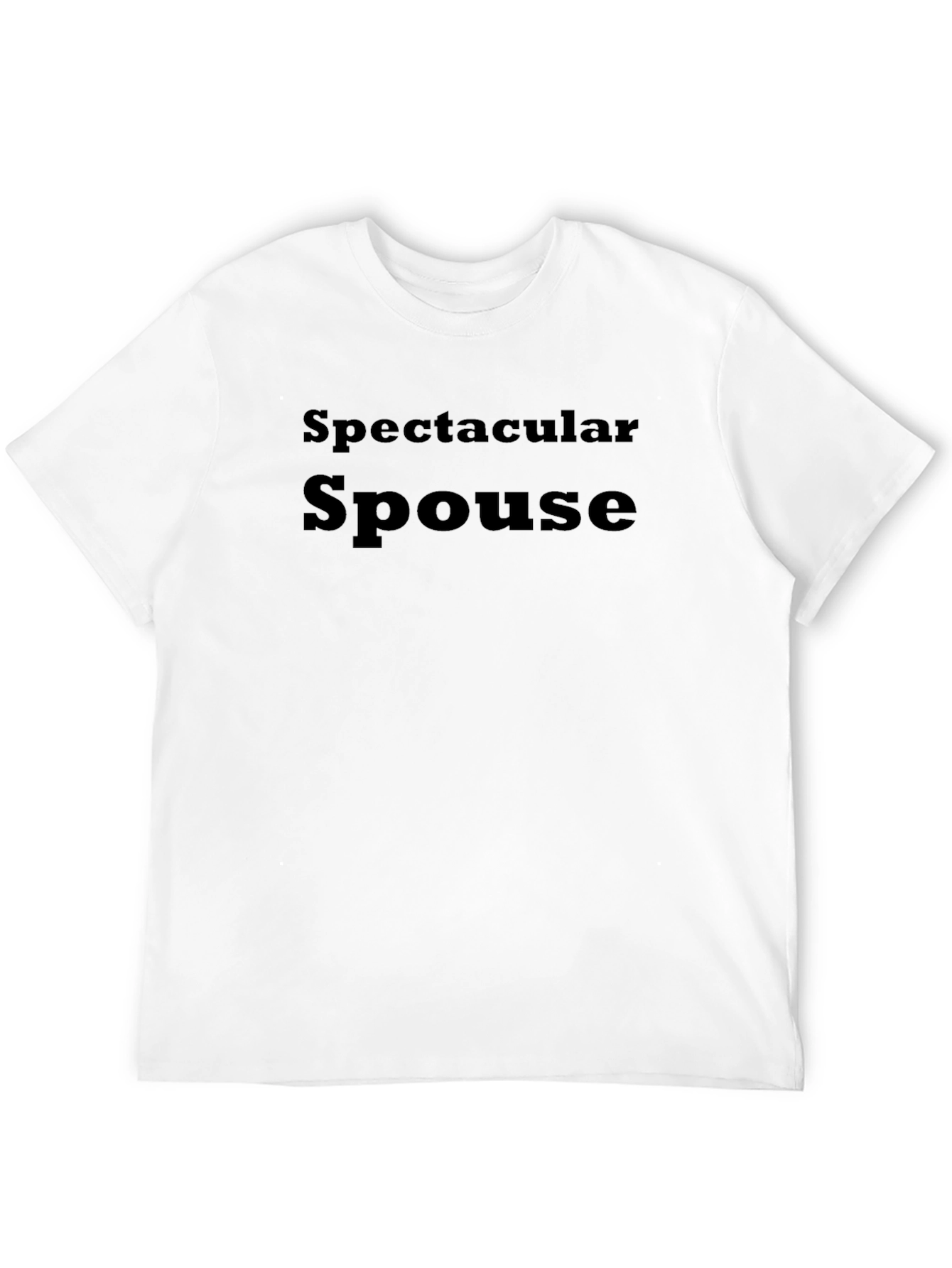 Spectacular Spouse Black T-Shirt