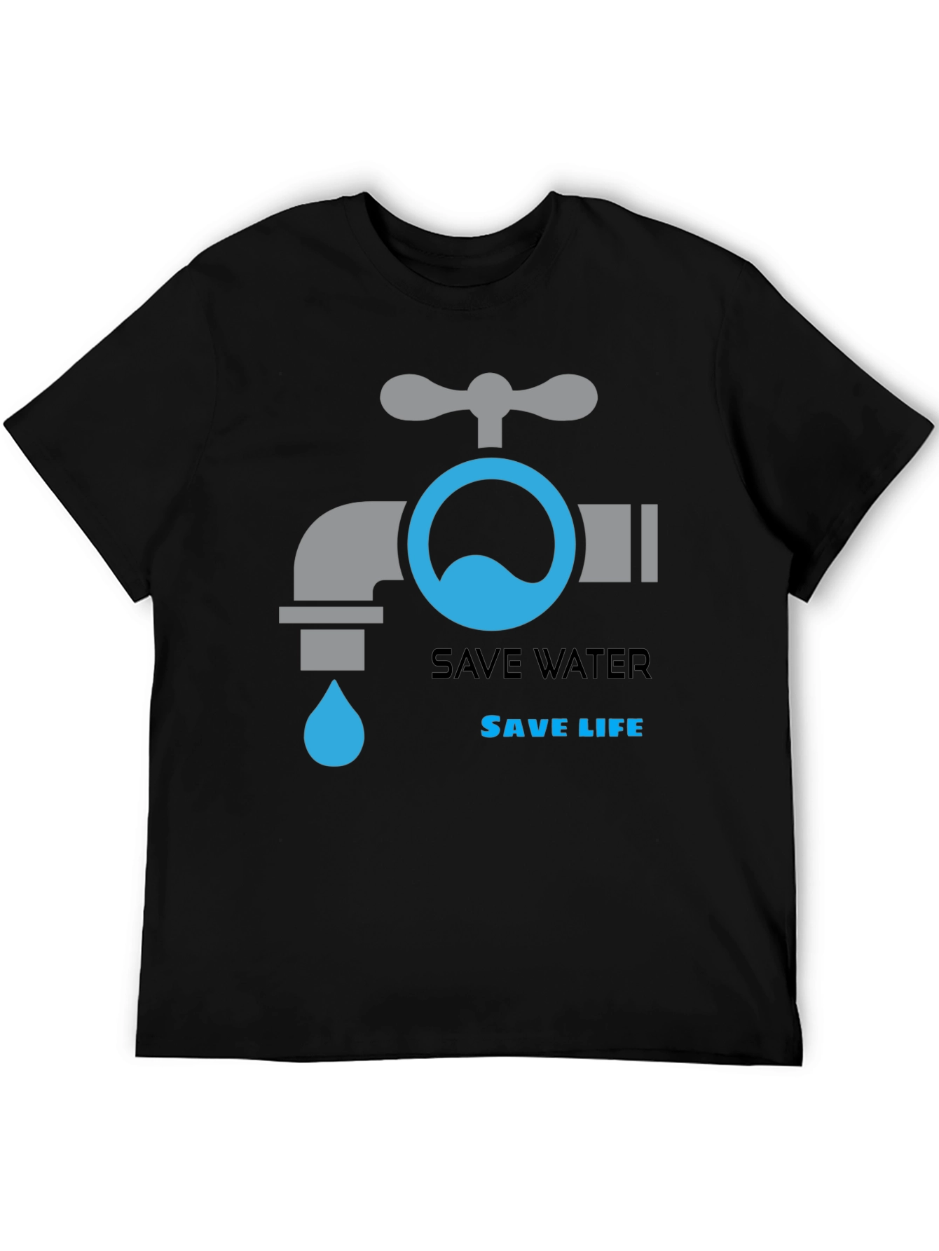 Save Water Save Life Graphic T-Shirt