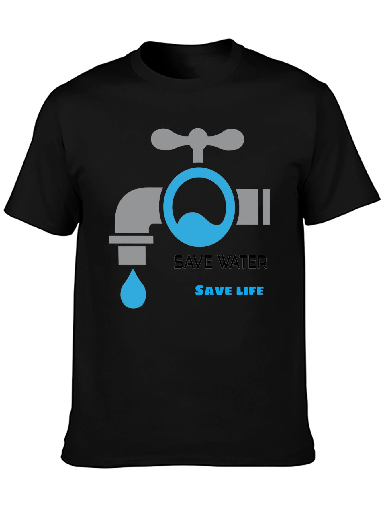 Save Water Save Life Graphic T-Shirt