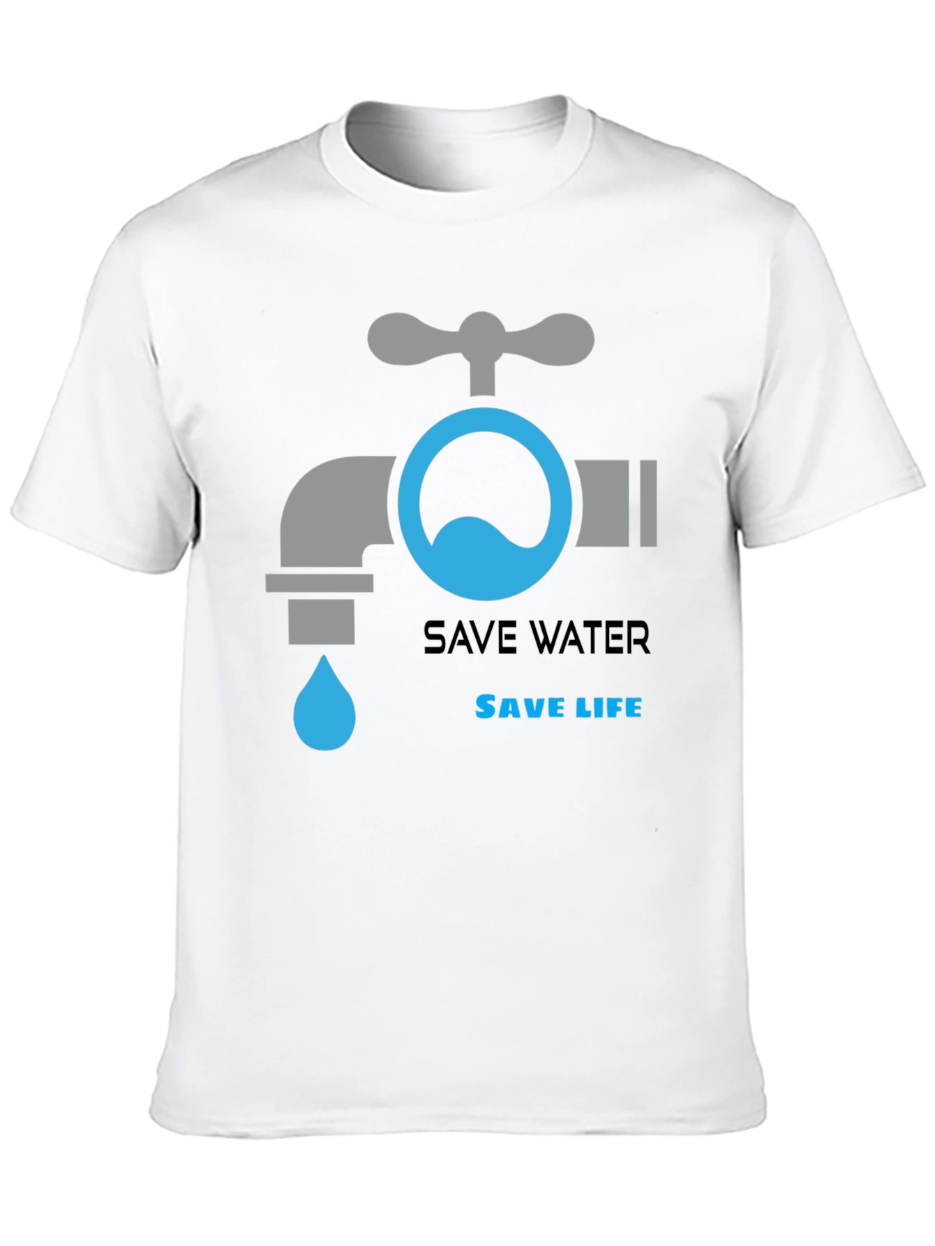 Save Water Save Life Graphic T-Shirt